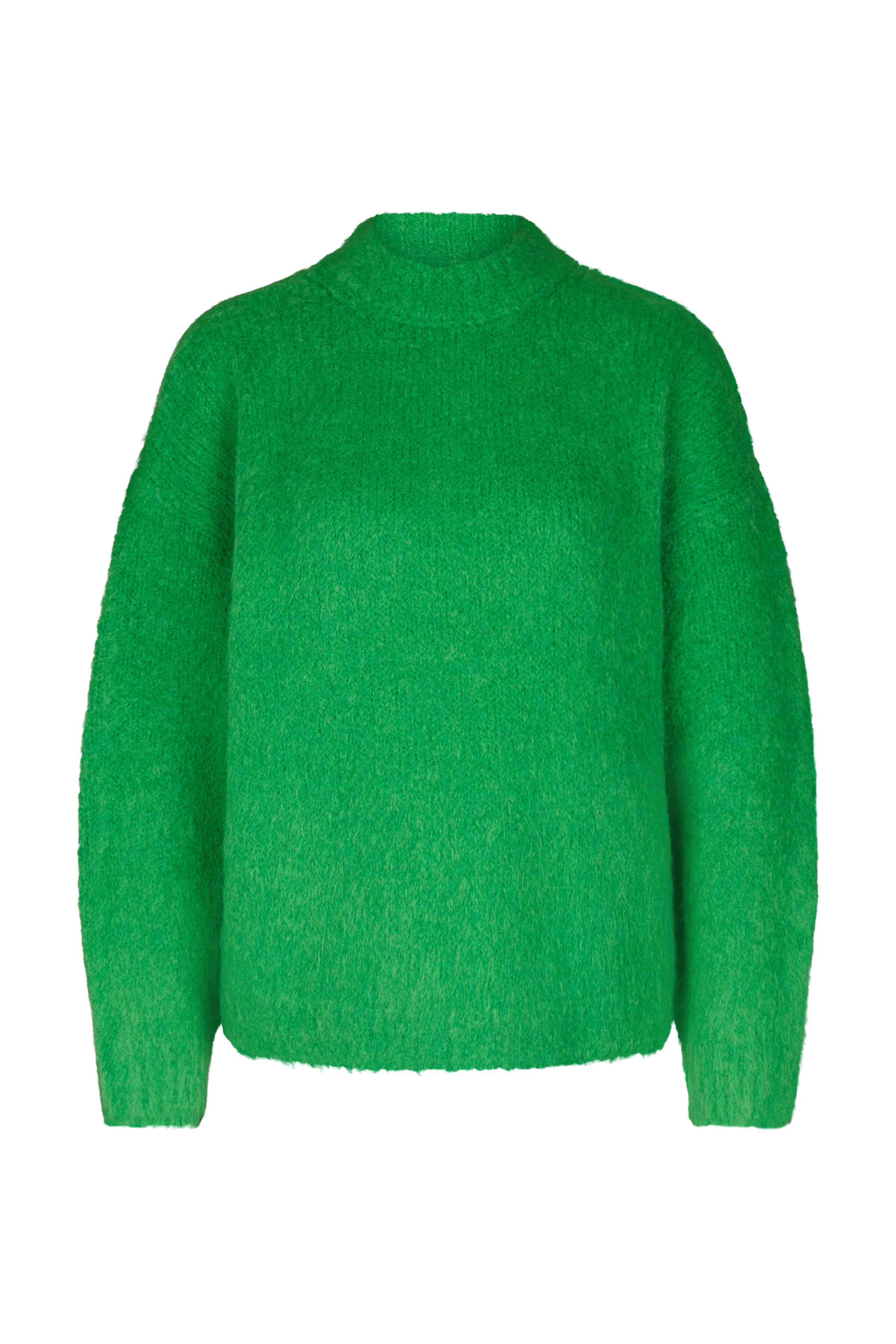 RAMEA - Pullover aus Alpaka-Mix - Damen - grün - Freisteller Frontansicht