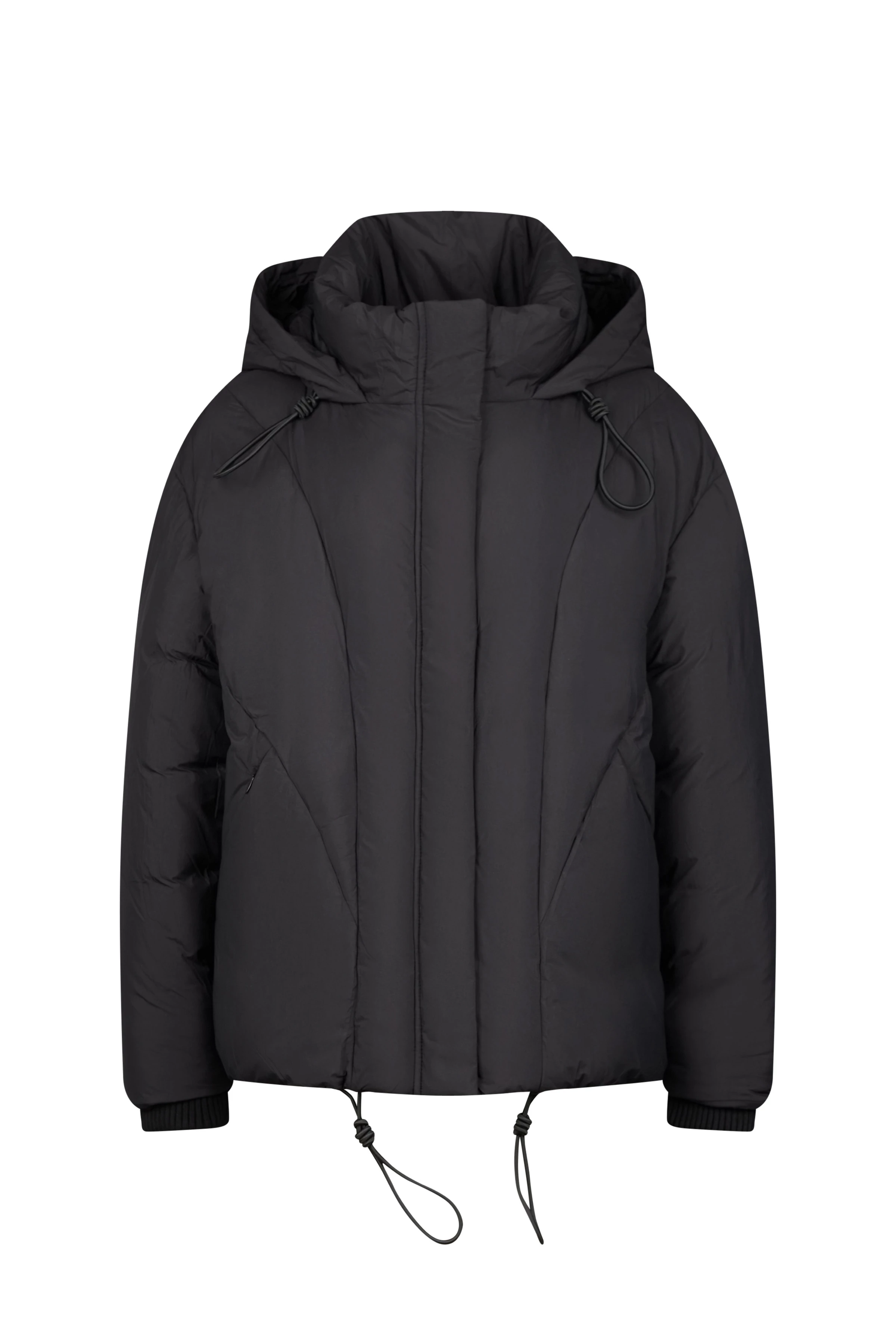 ORAPHIA - Mat pufferjakke - women - sort - Freisteller Frontansicht