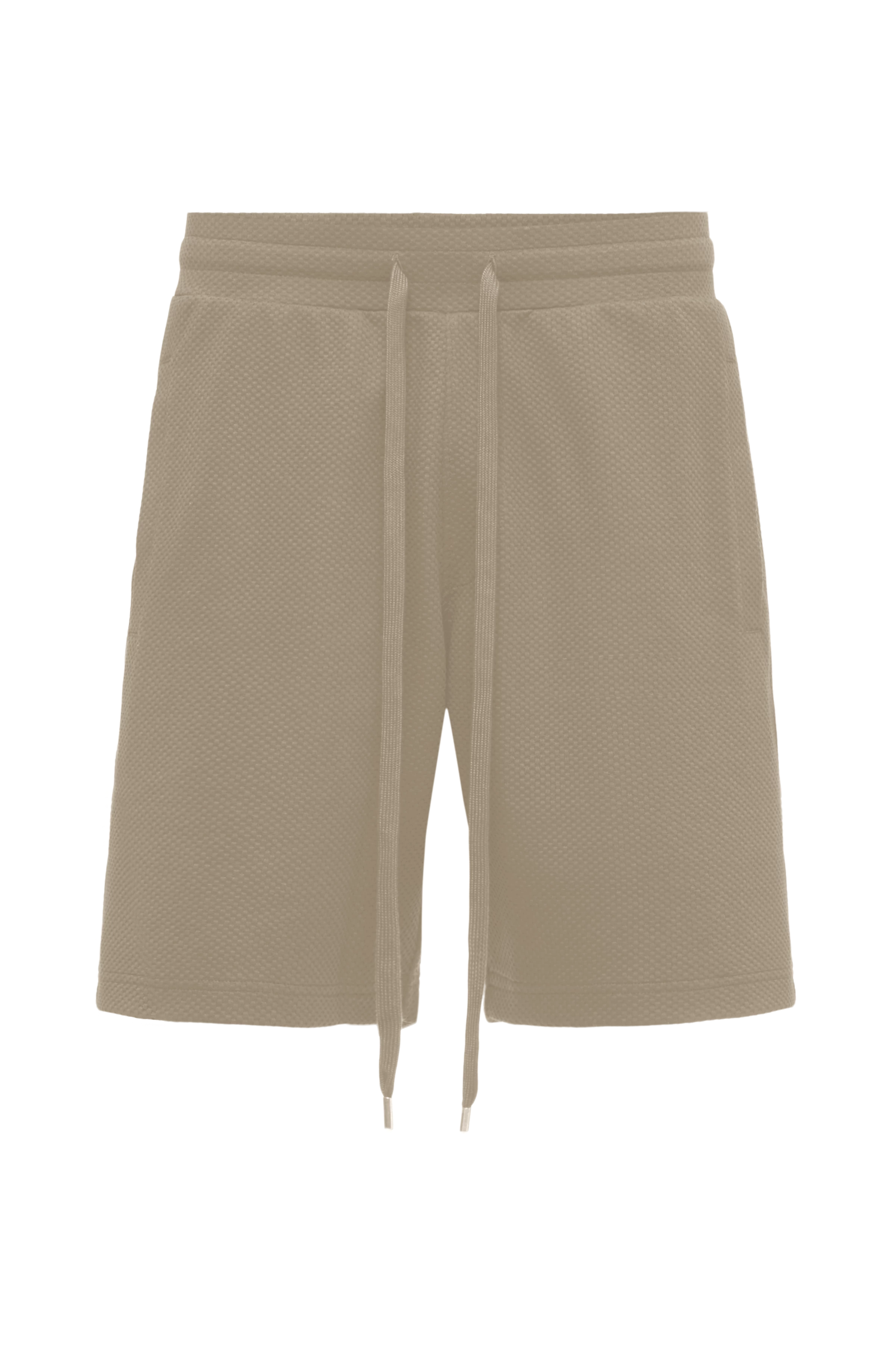 BRIKKO - Casual korte broek in katoenmix - heren - bruin - Freisteller Frontansicht