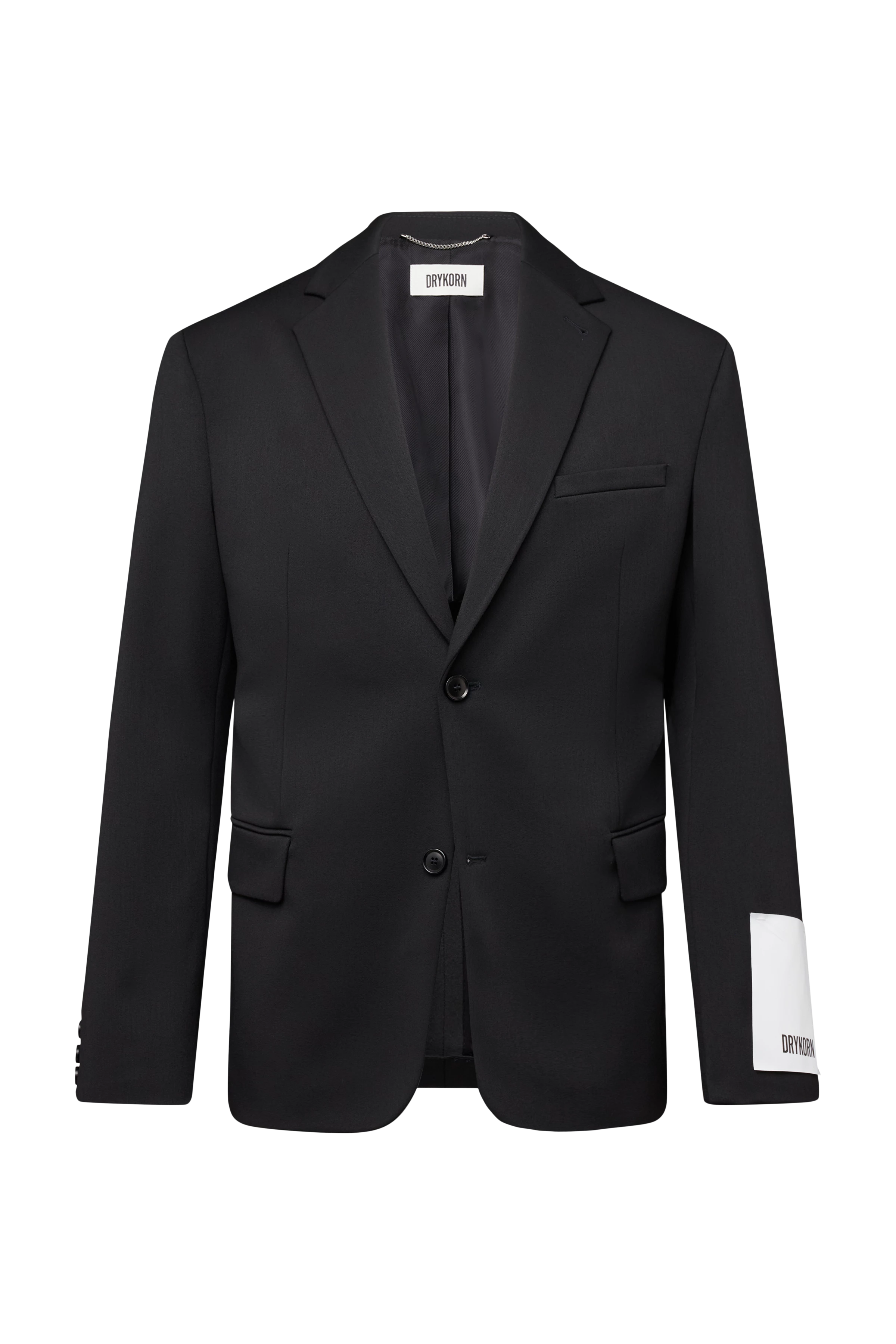 YAMES - Veste ajustée en tissu technique - men - noir - Freisteller Frontansicht