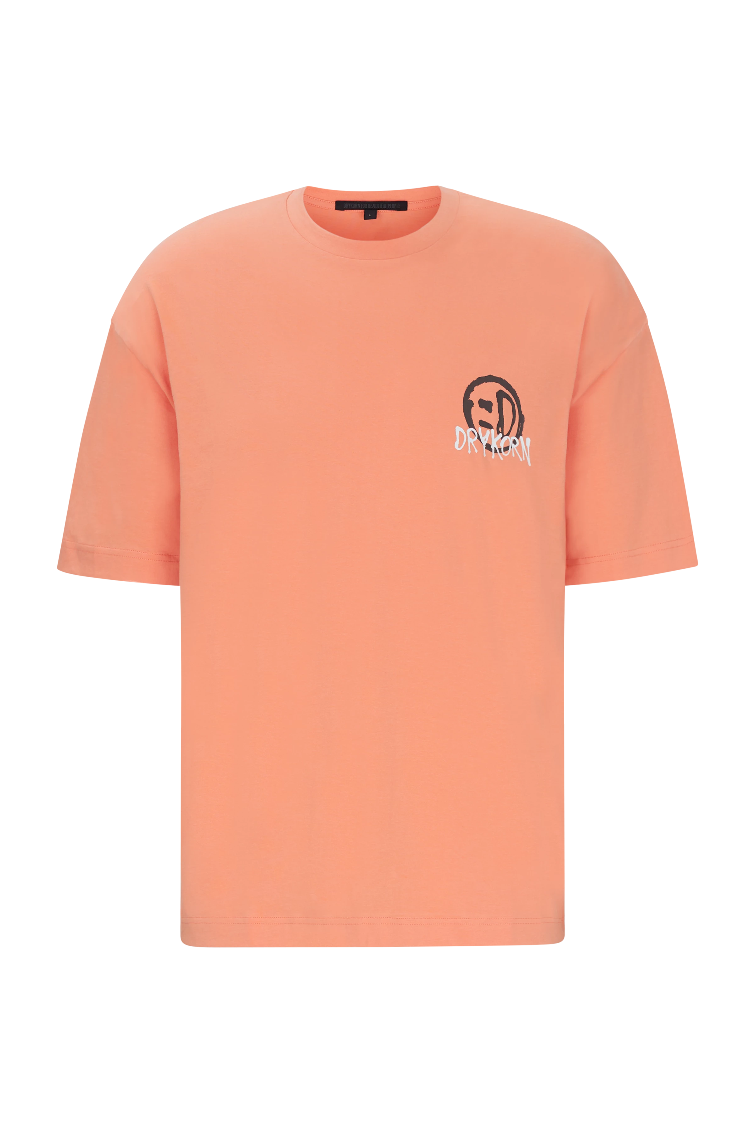 ANAYO_GD - relaxed fit t-shirt in cotton jersey - men - orange - Freisteller Frontansicht