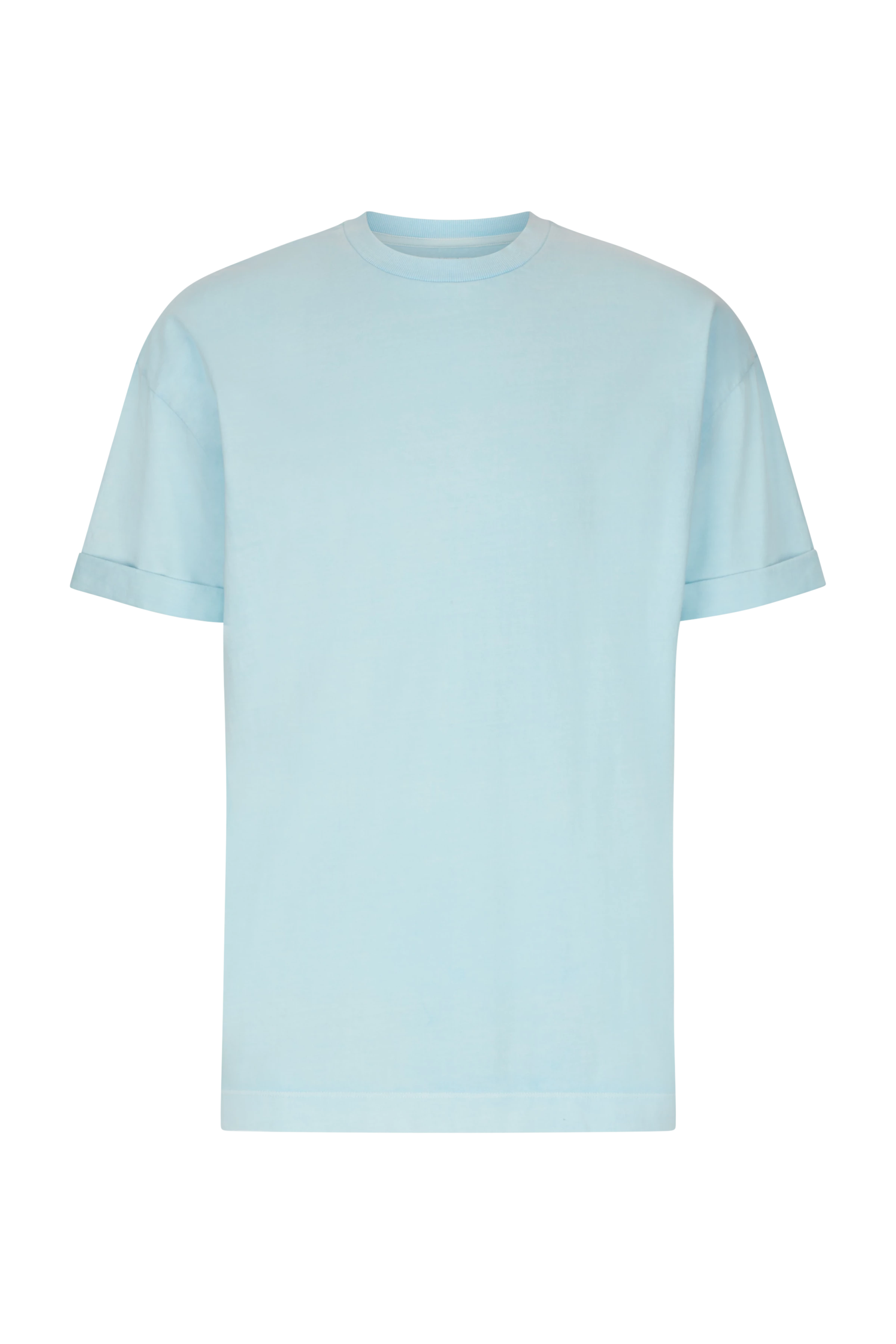 THILO - relaxed fit t-shirt in pure cotton with natural dye - men - green - Freisteller Frontansicht