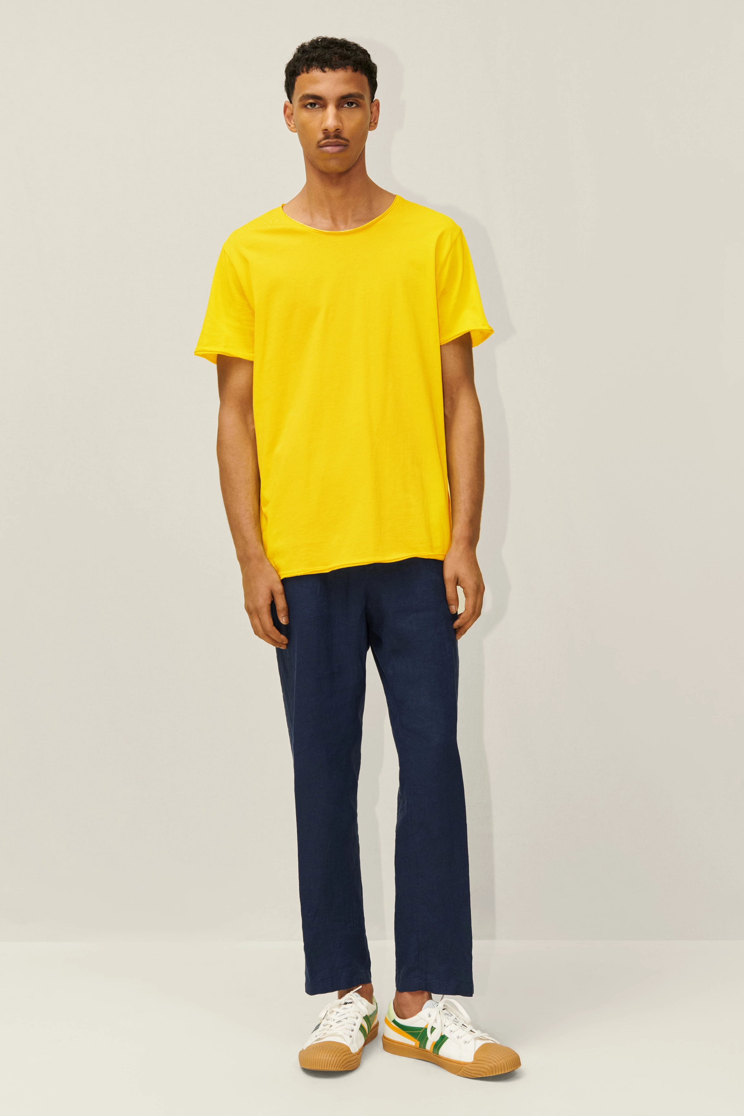 Color Yellow Kendricks Men T-shirt KENDRICK in yellow from DRYKORN