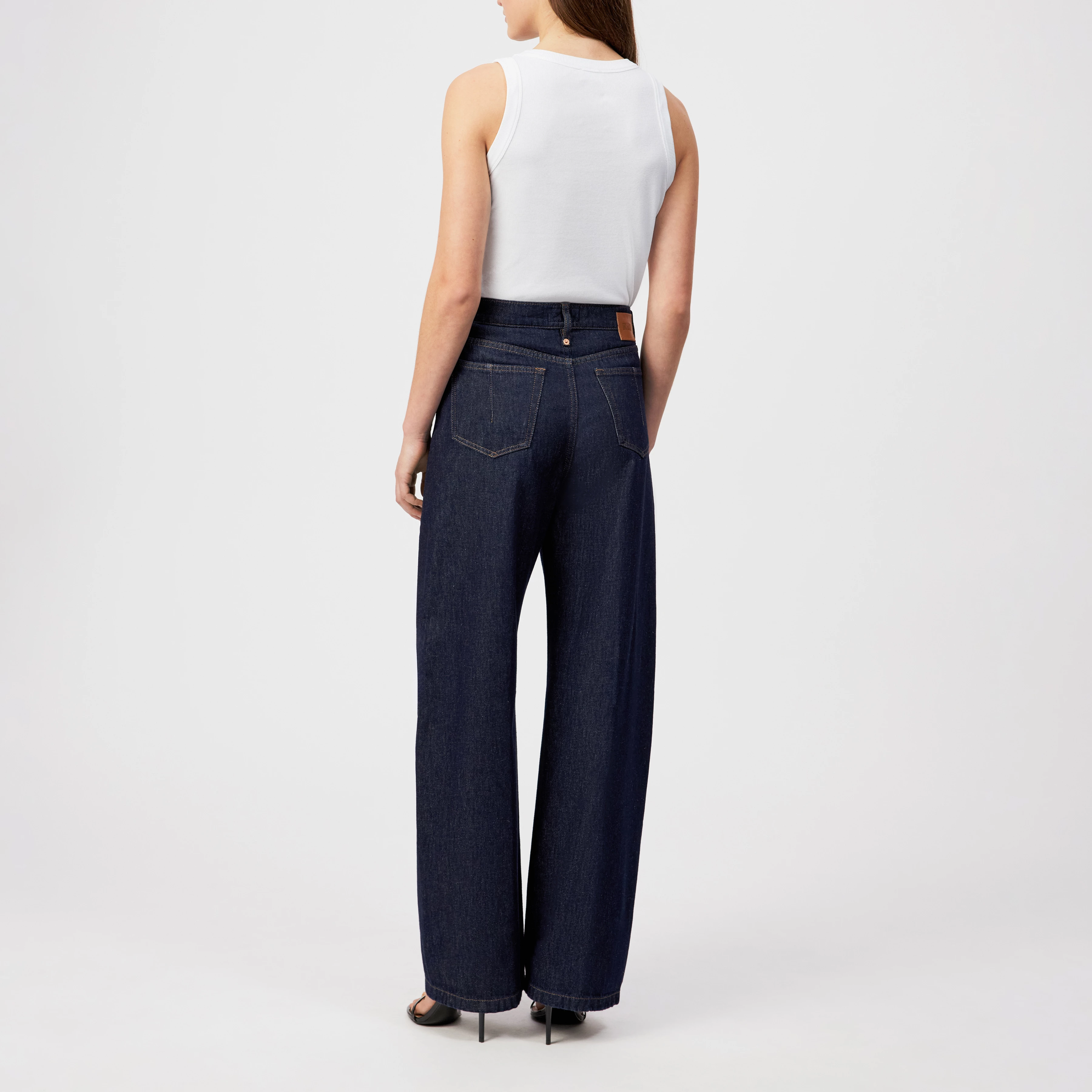 LIABLE - Relaxed Fit buks i blødt denim - women - blå - Rückansicht