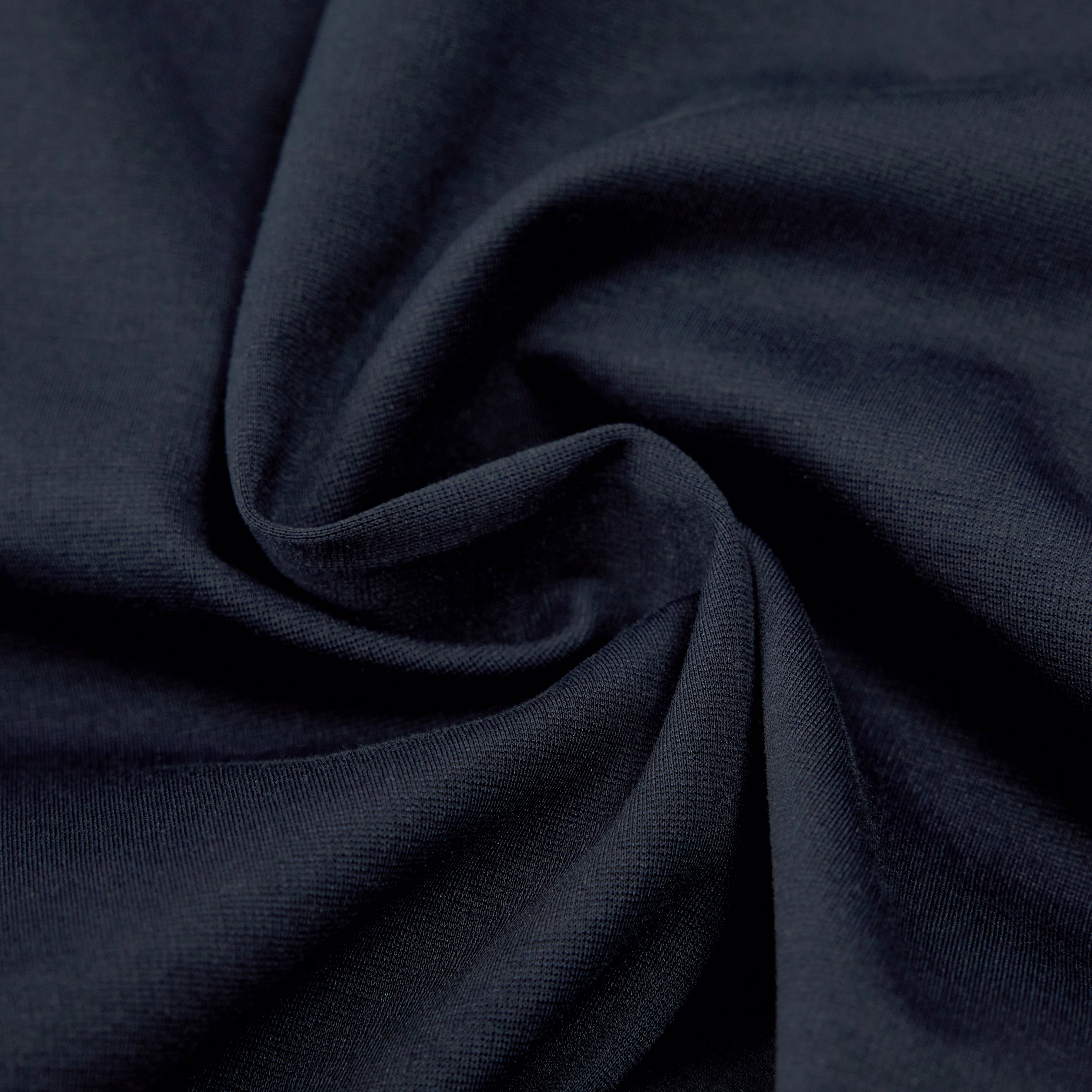 CHASY - Casual buks med læg i Punto Milano jersey - men - blå - Materialbild (B2C)