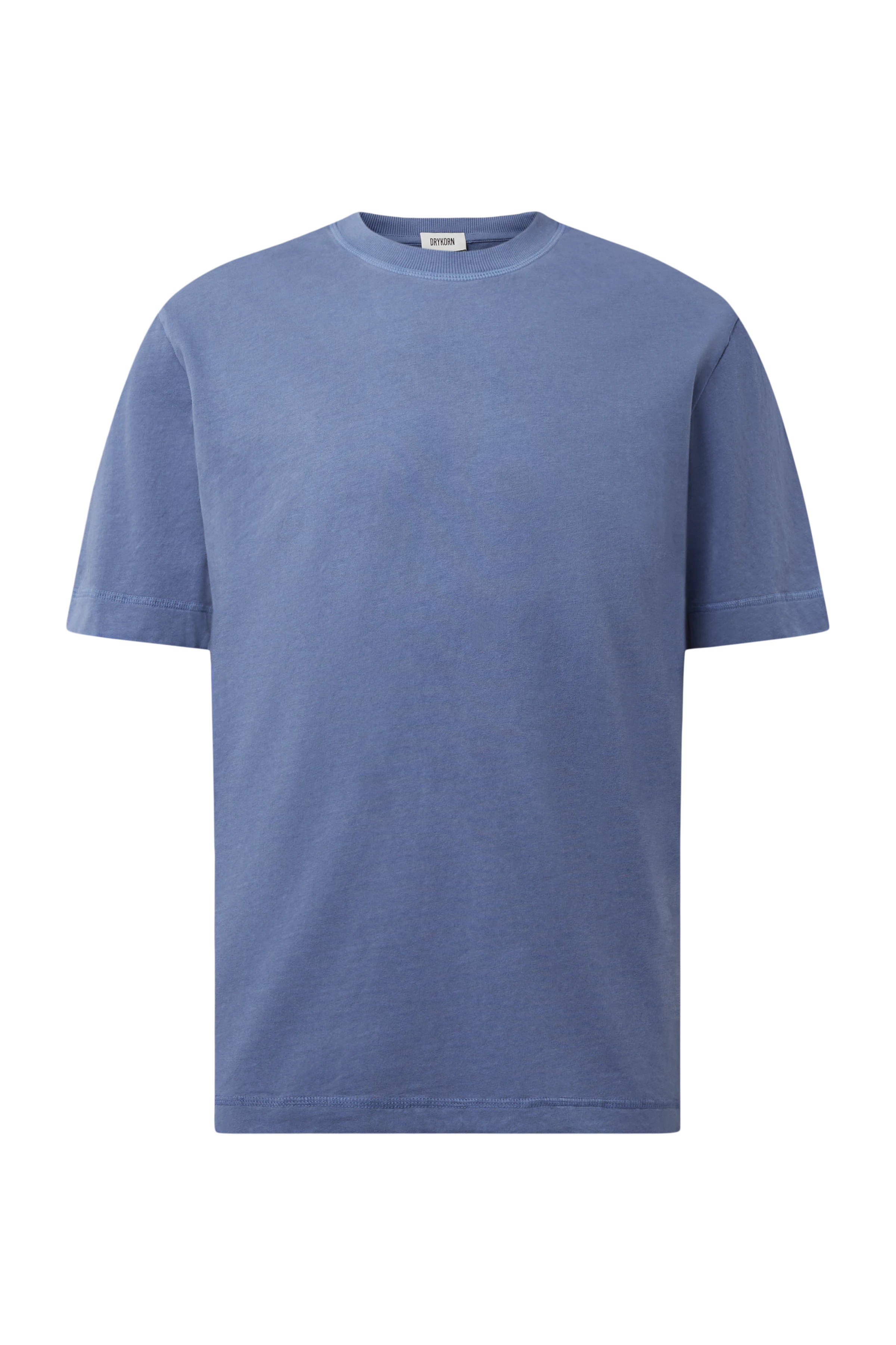 RAPHAEL - T-shirt in washed look - men - blue - Freisteller Frontansicht
