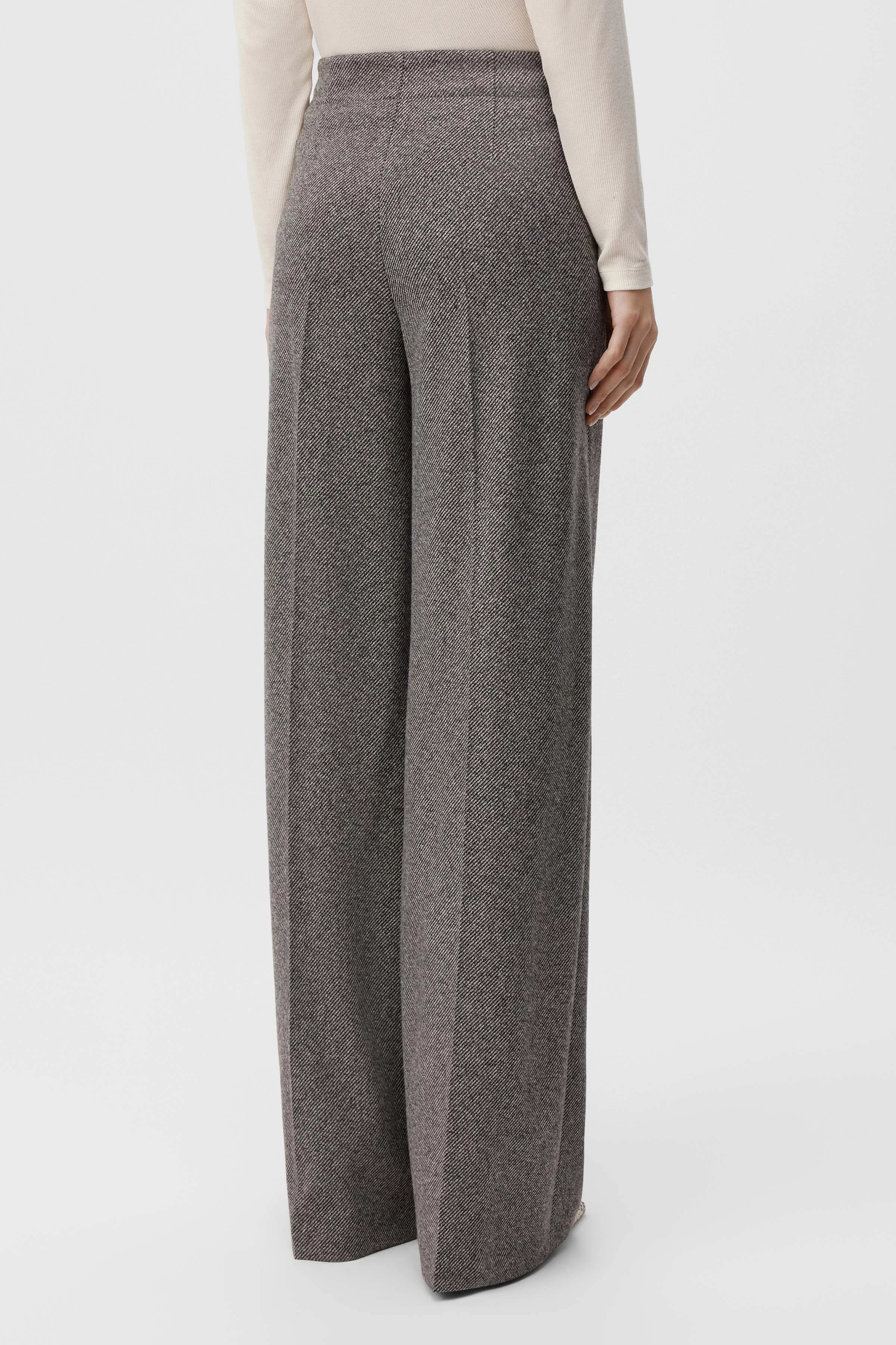 BEFORE - jersey marlene trousers - women - grey - Rückansicht