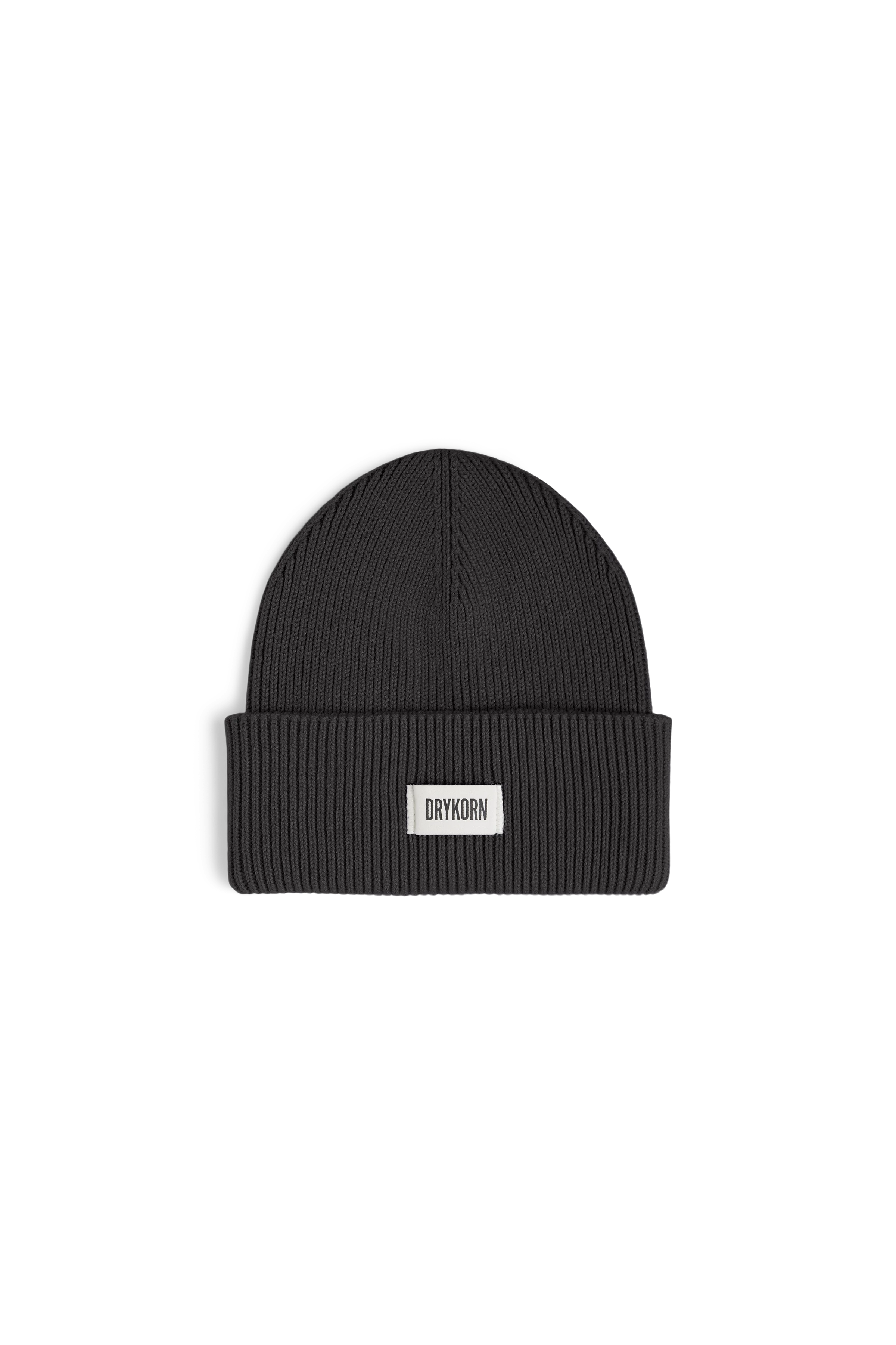 LOAH_3 - Beanie in Baumwoll-Mix - Unisex - braun - Freisteller Frontansicht
