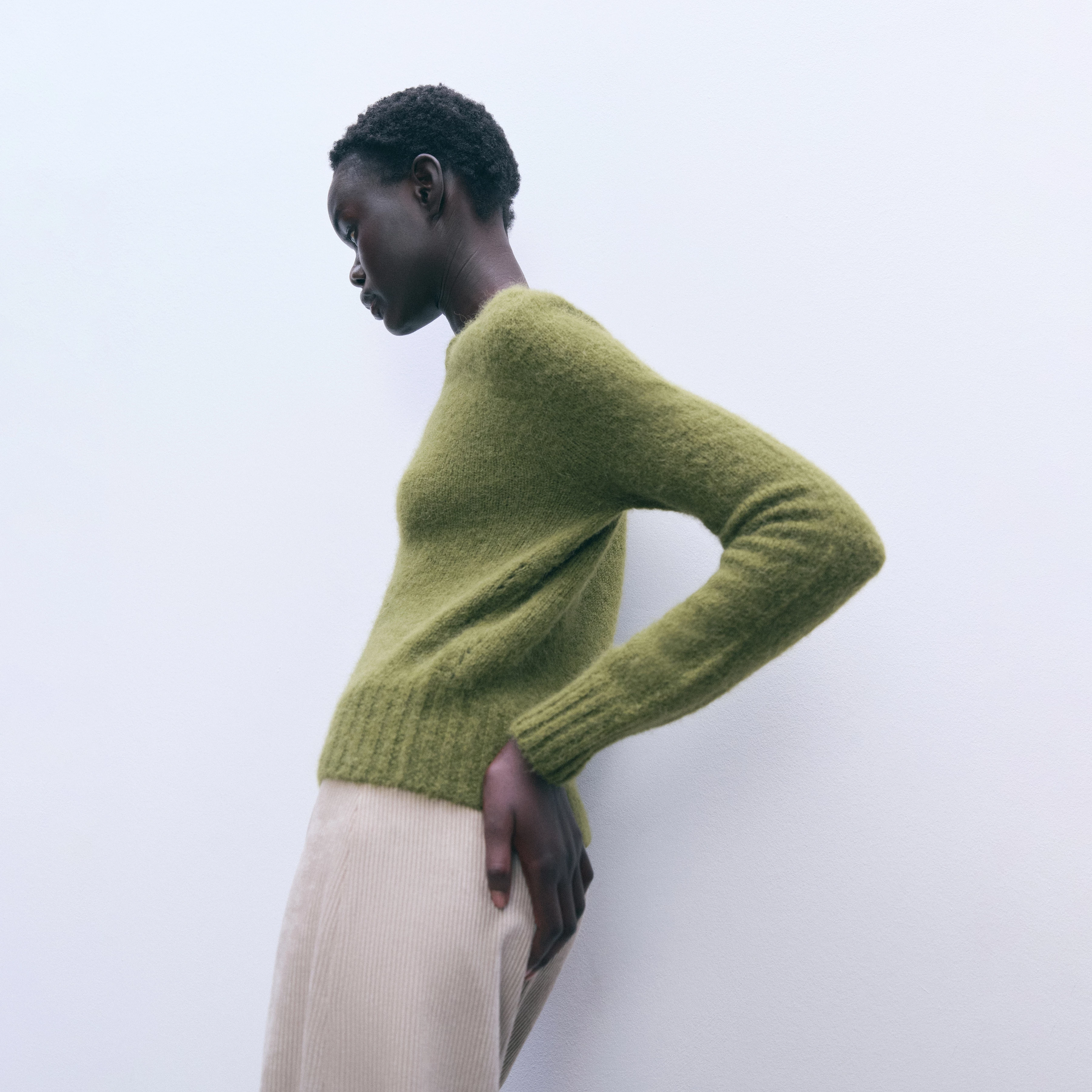 FIDA - Sweater in luxurious alpaca blend - women - green