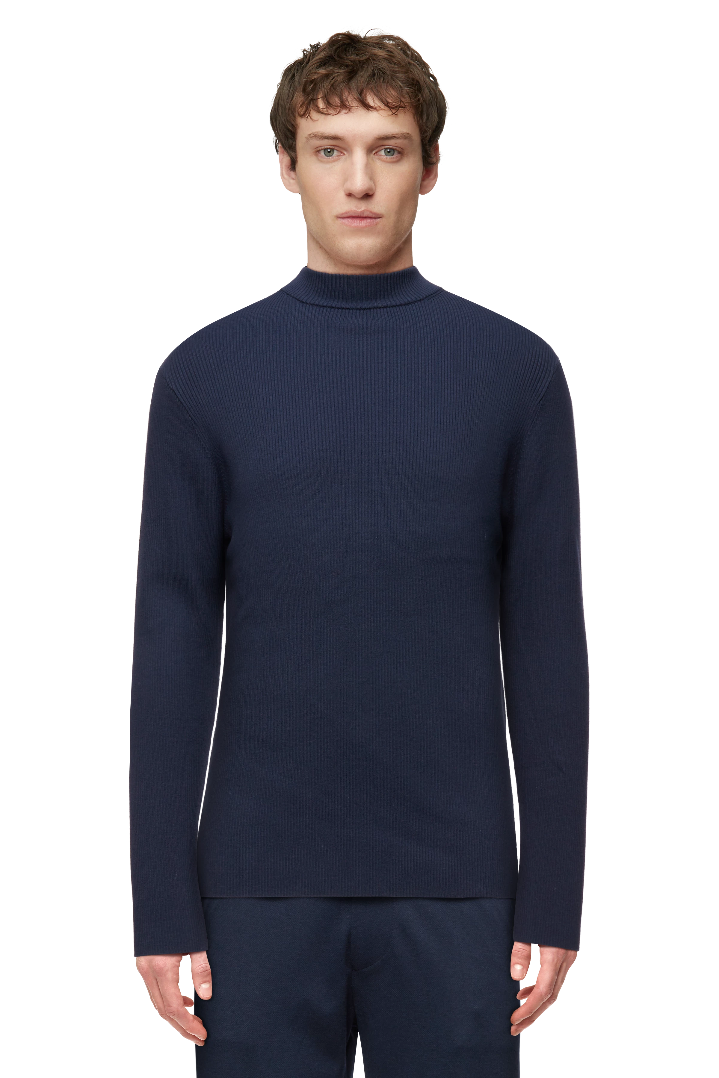 Stone Island Coltrui in dikke rib Wit Stone Island Coltrui in dikke rib Wit