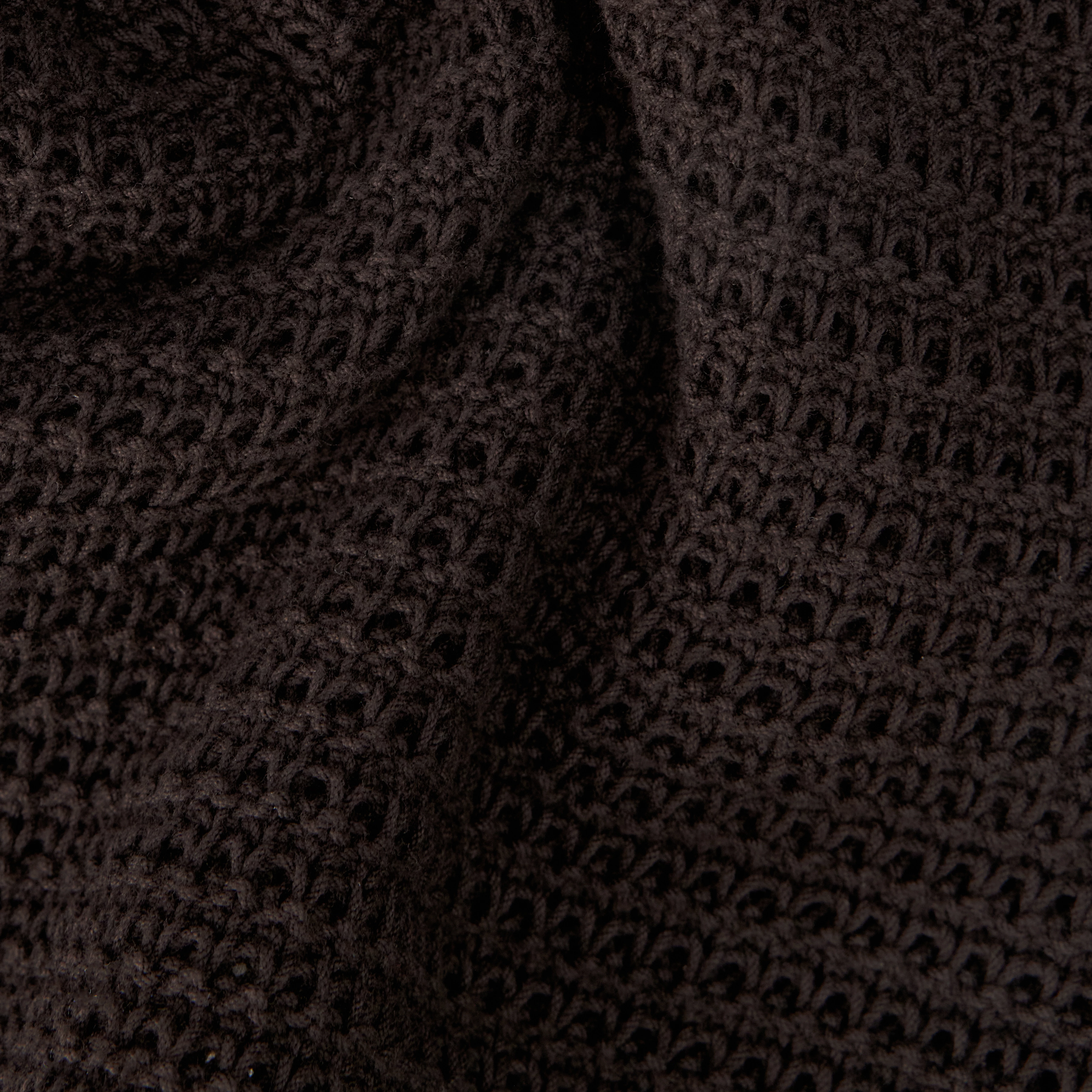 SILSY - Oversized cotton cardigan - women - brown - Materialbild (B2C)