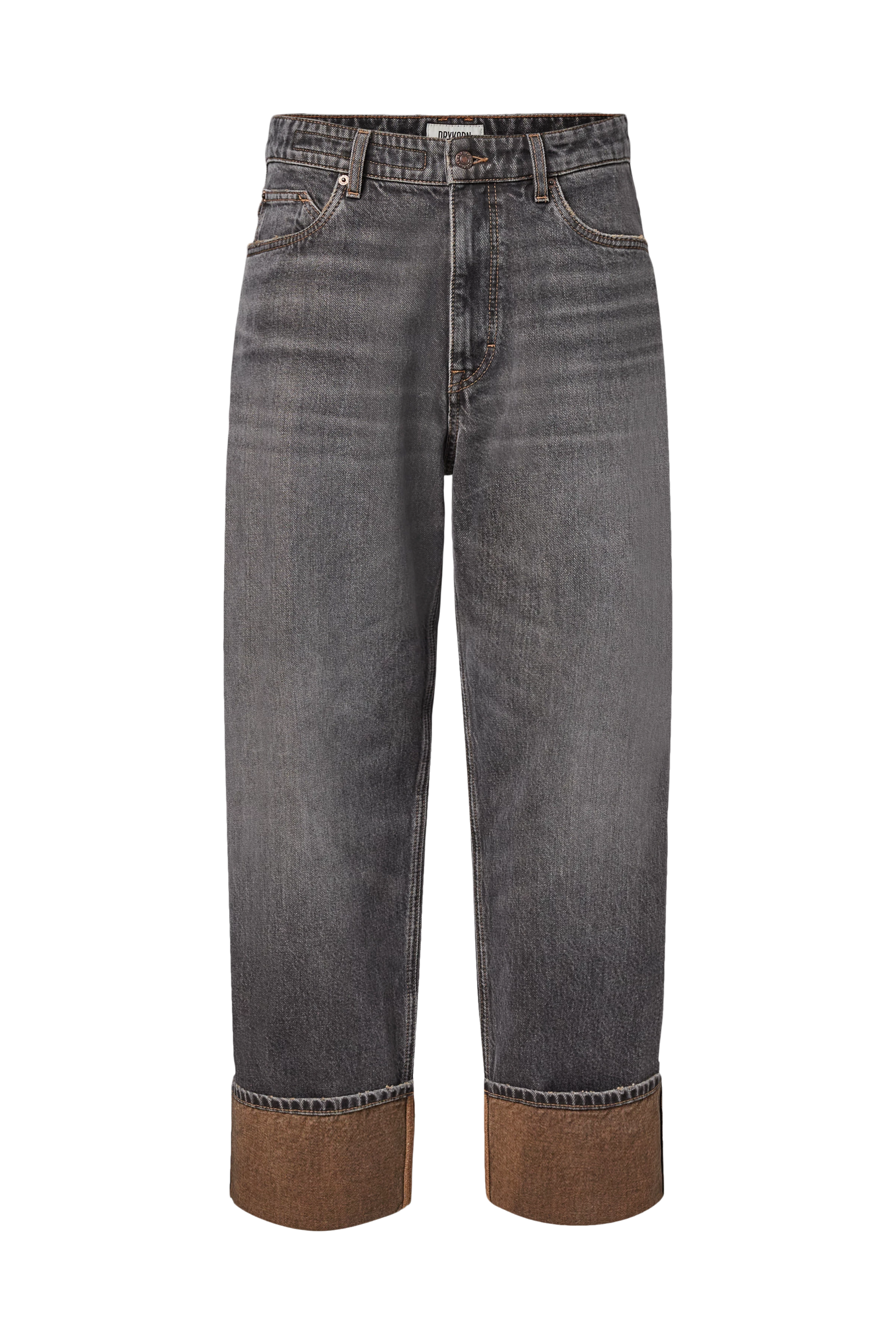RAWDY_A - Pure cotton tapered jeans - men - beige - Freisteller Frontansicht