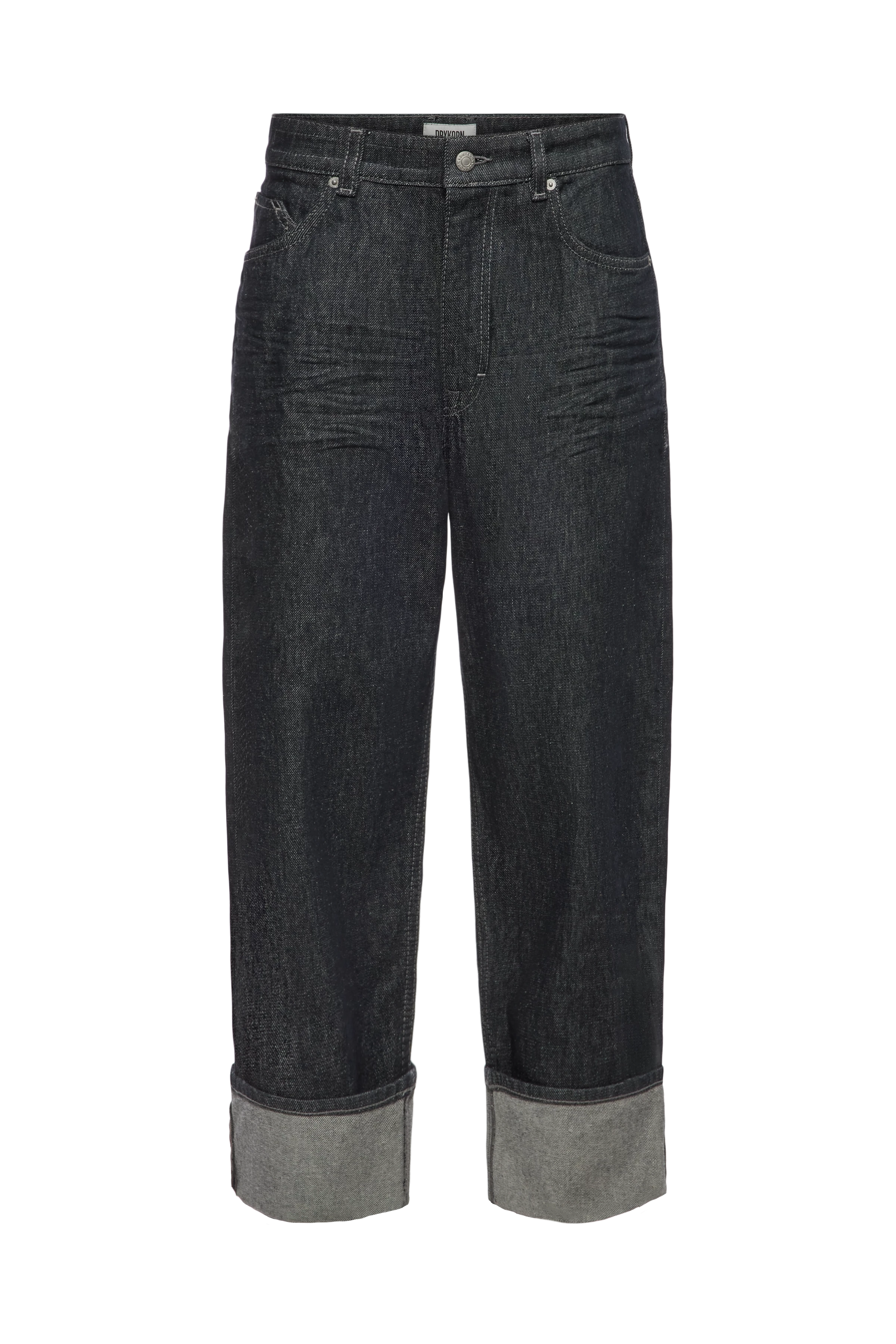 RAWDY_A - Tapered Jeans in Raw-Denim-Look - Herren - schwarz - Freisteller Frontansicht