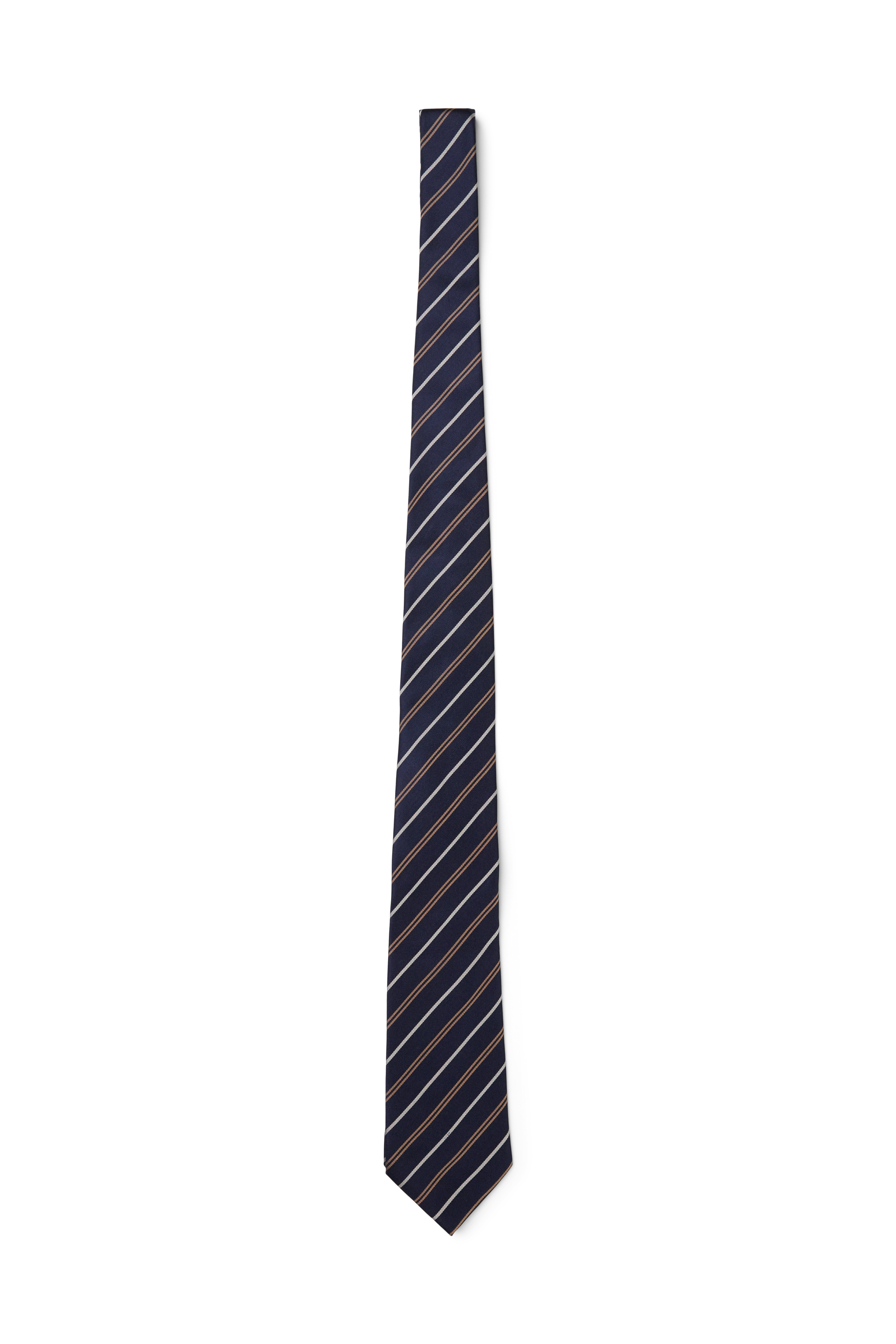 TIE_GIRL - Silk Tie - unisex - blue - Freisteller Rückansicht