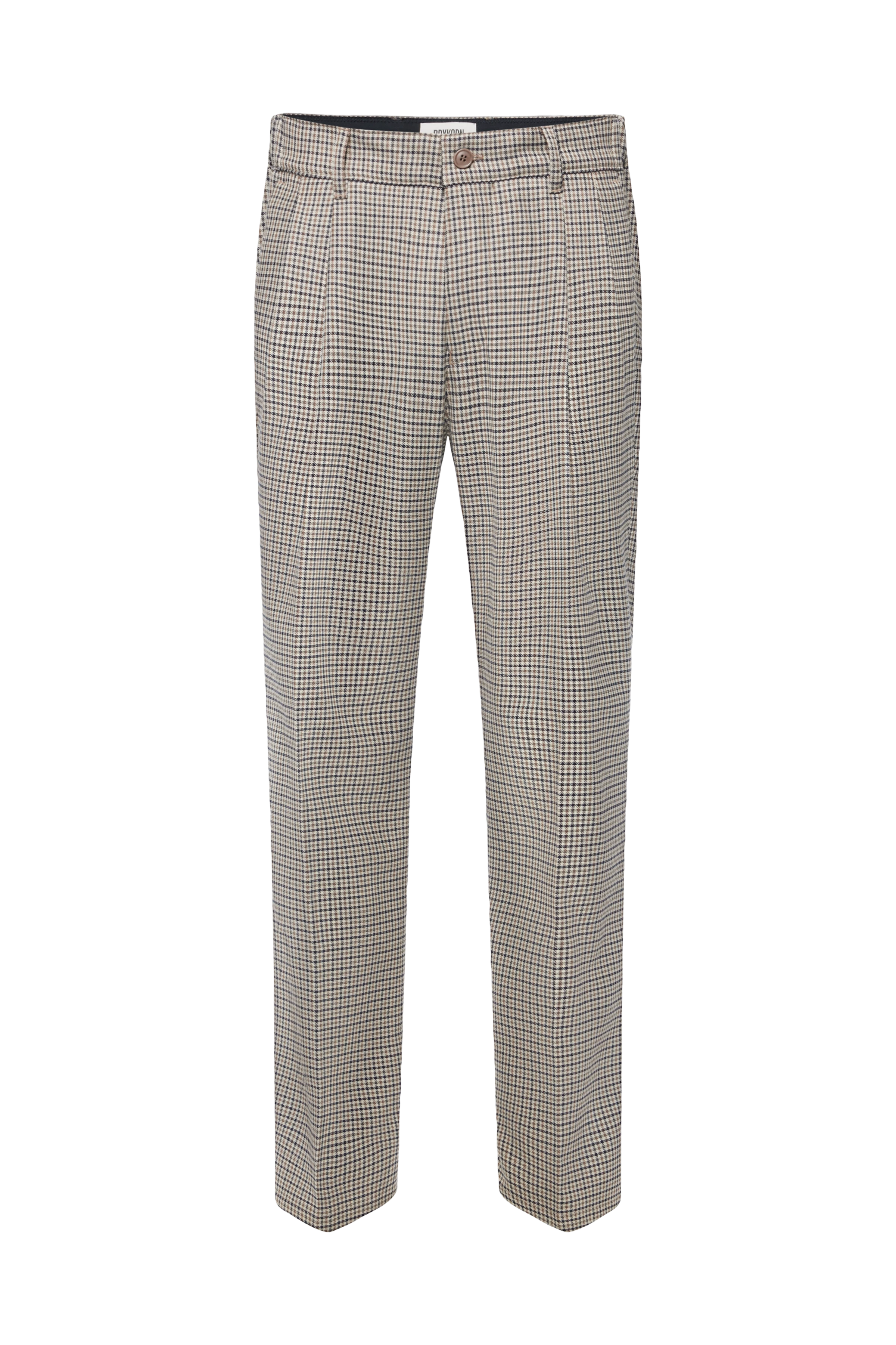 LEEK - Relaxed Fit Bundfaltenhose in Viskose-Mix - Herren - braun - Freisteller Frontansicht