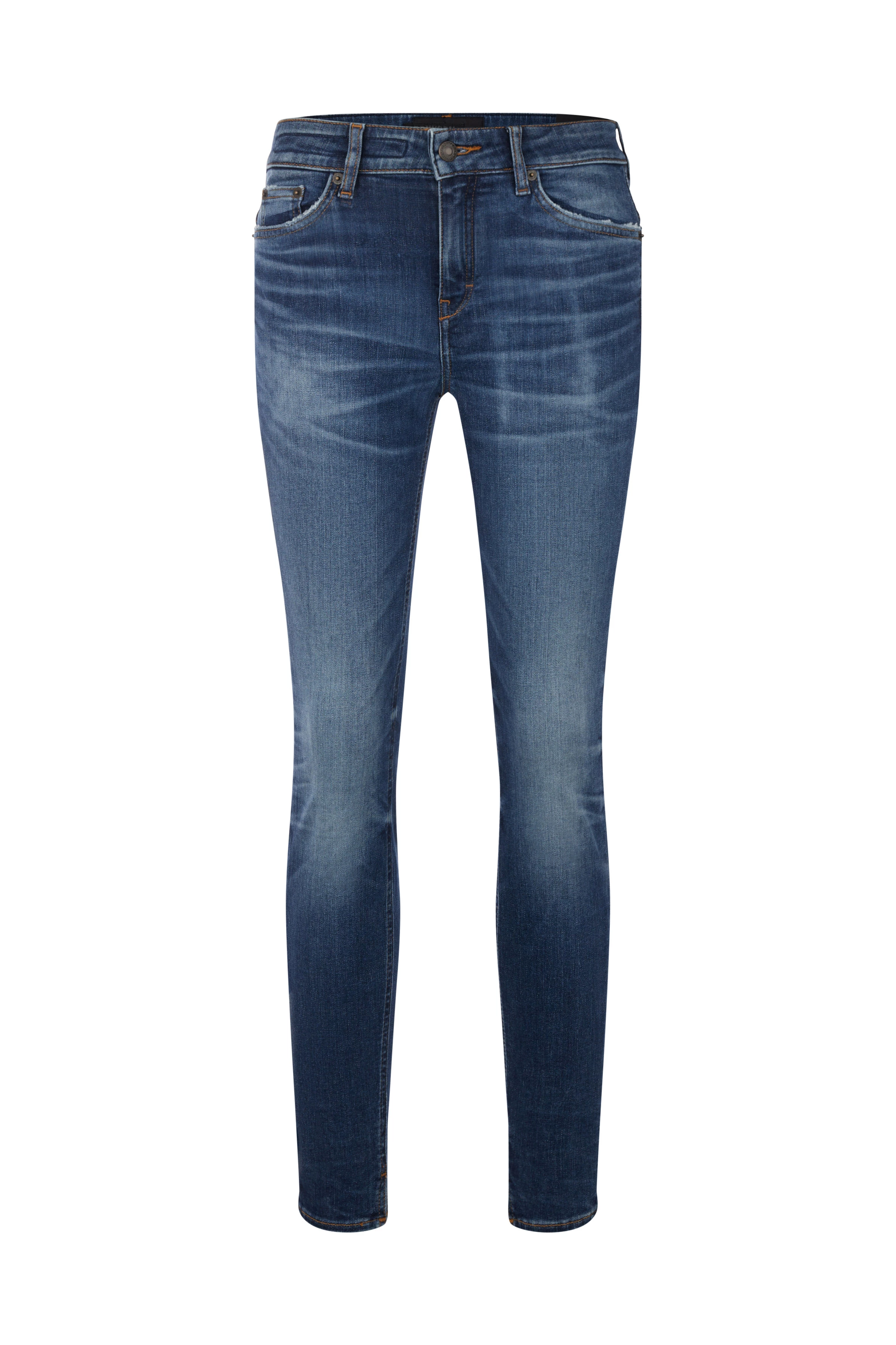NEED - super-stretch skinny fit jeans - women - blue - Freisteller Frontansicht