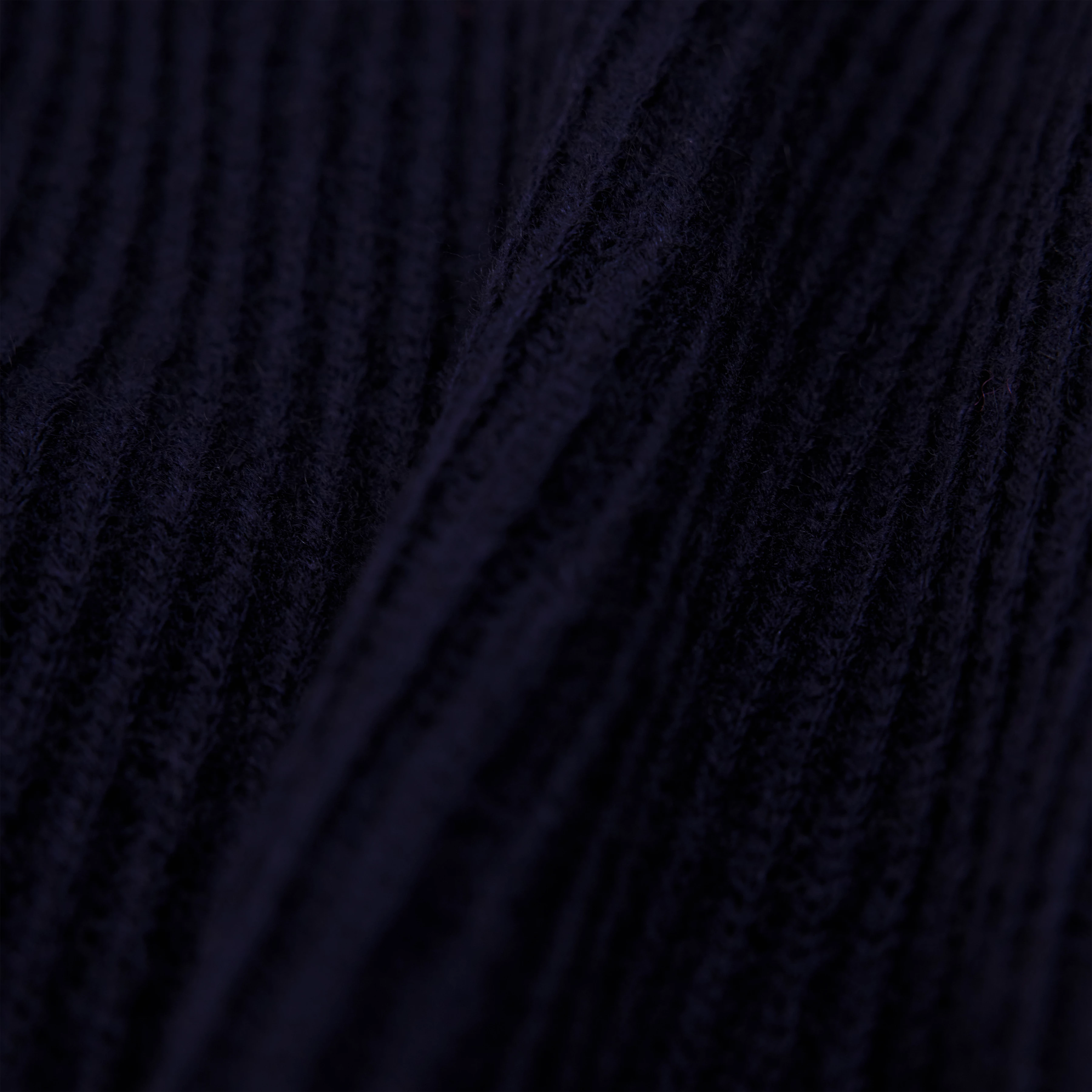 ARWEN - Turtleneck jumper in wool and alpaca blend - women - blue - Materialbild (B2C)