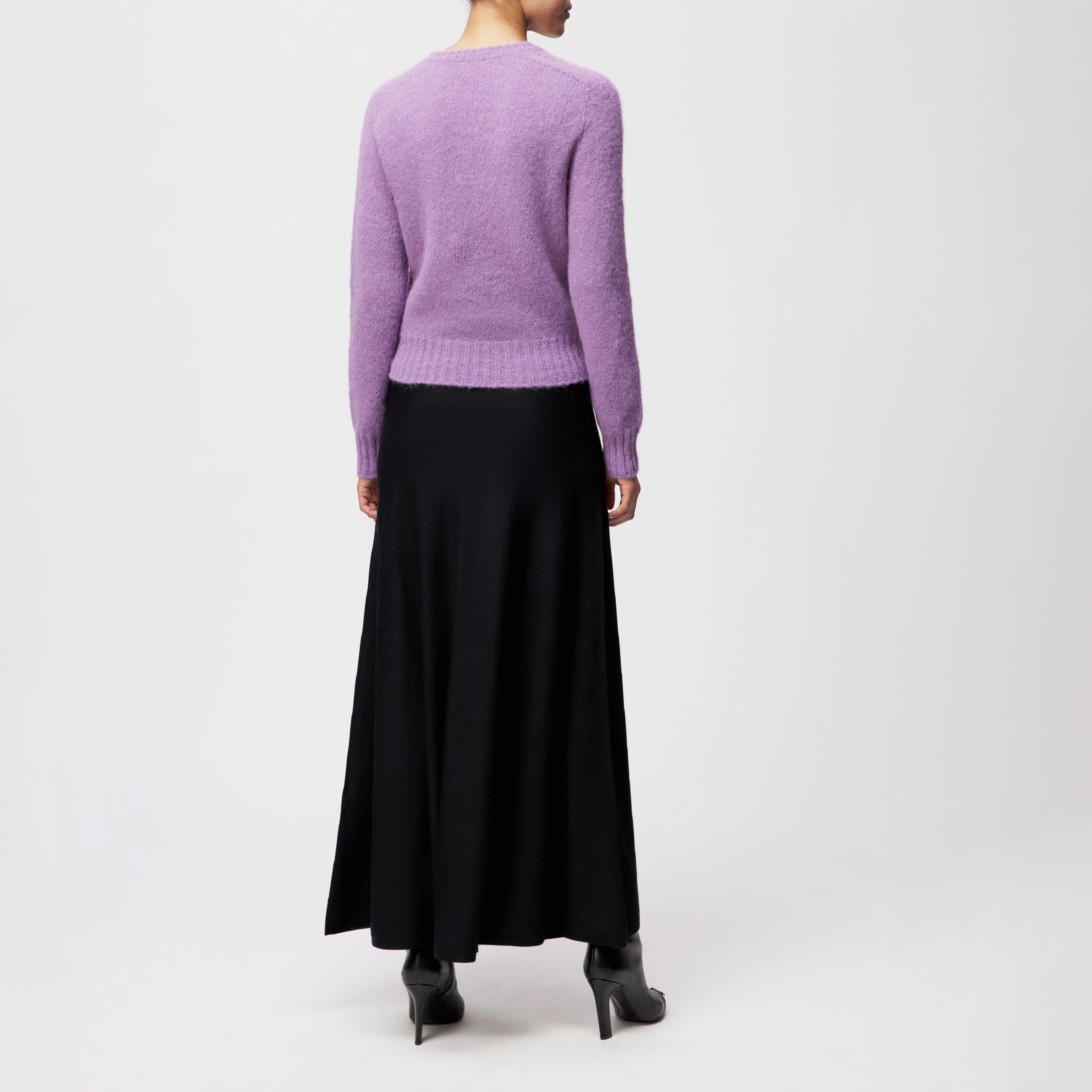 FIDA - Sweater in luxurious alpaca blend - women - purple - Rückansicht