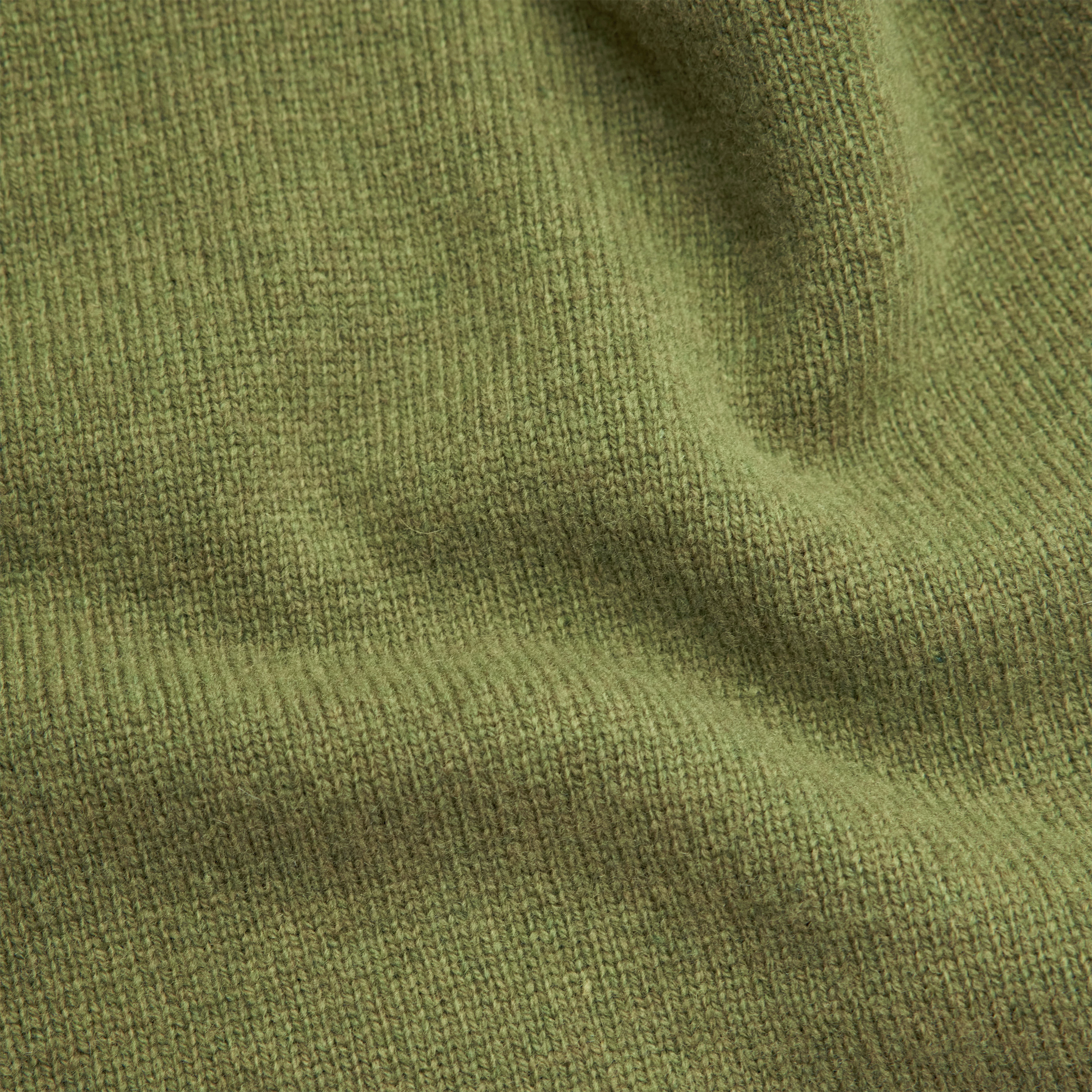 ALINOY - Strickkleid in Schurwolle - Damen - grün - Materialbild (B2C)