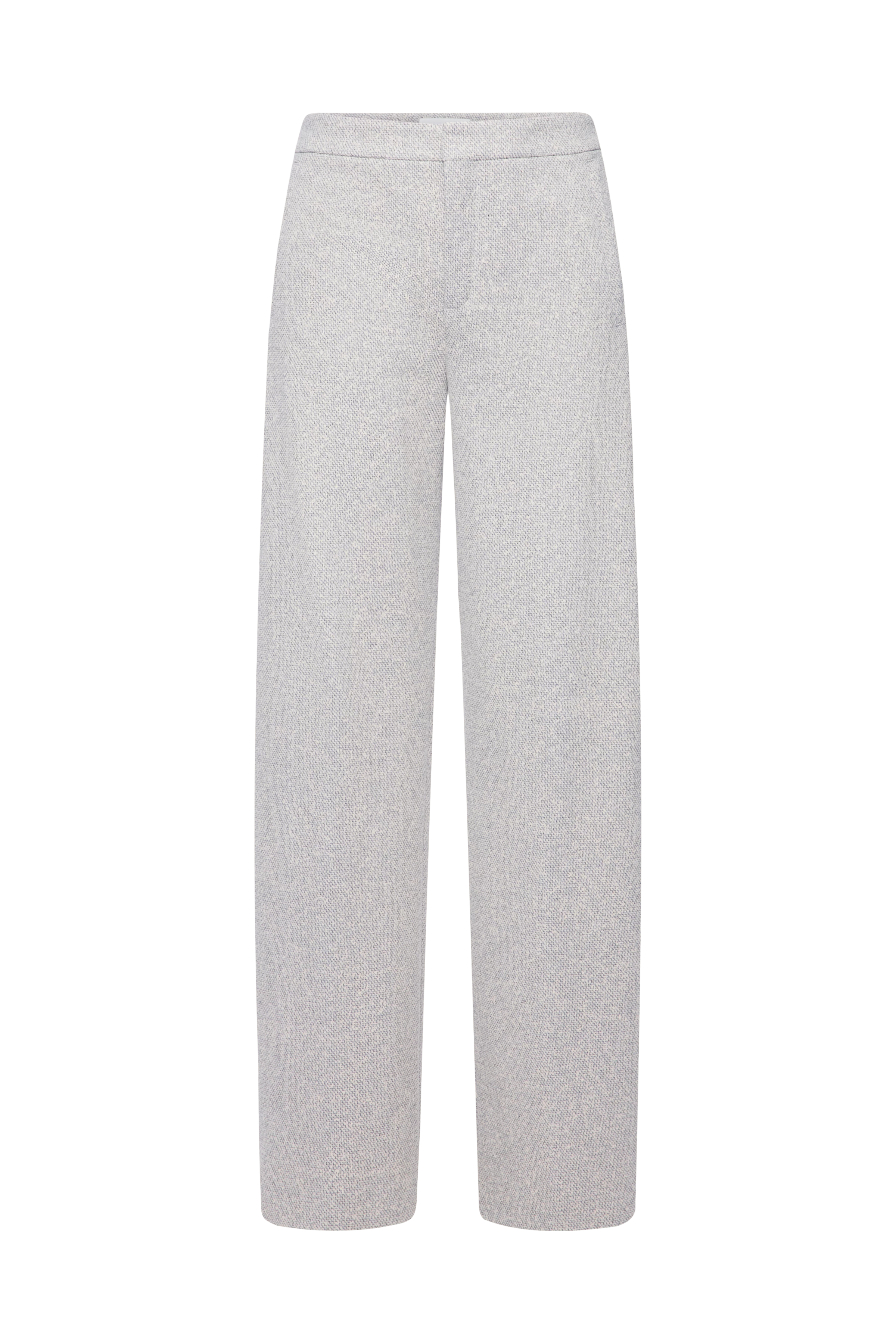 FAE_0 - Trousers with barrel legs in viscose-cotton blend - women - grey - Freisteller Frontansicht