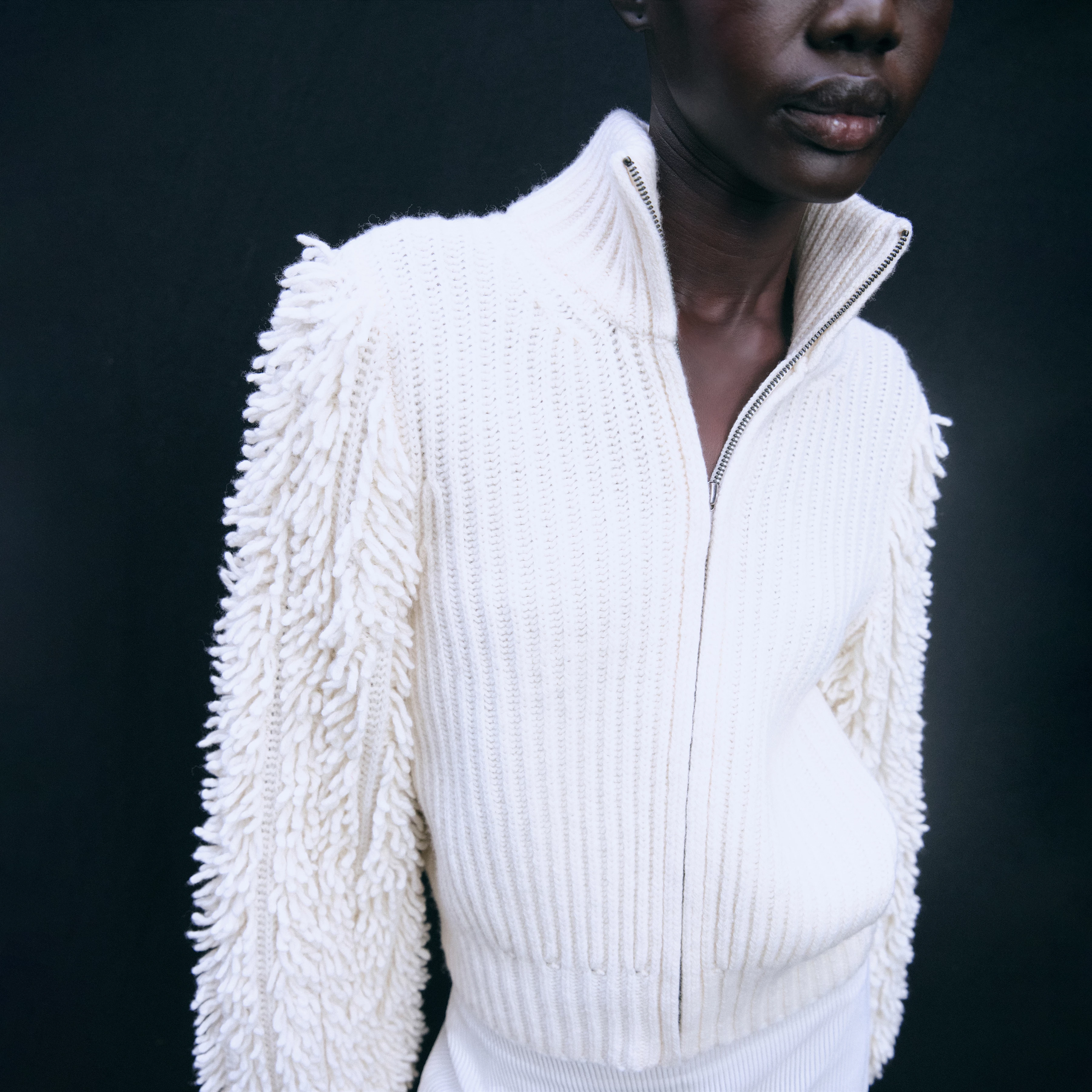 BEARANI - Cardigan in virgin wool - women - off white