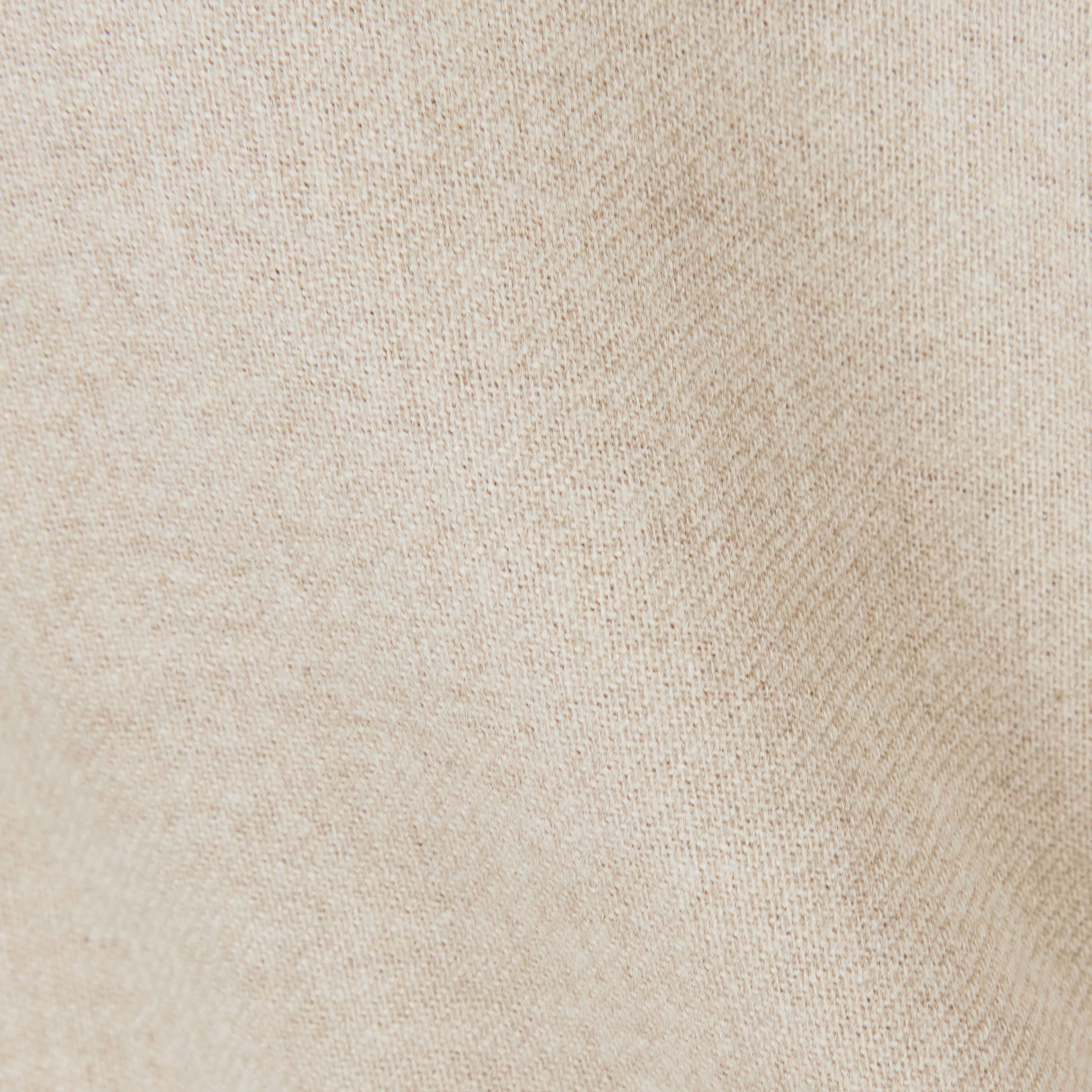 FIONEL - Blouse chemise cropped en mélange de laine - women - beige - Materialbild (B2C)