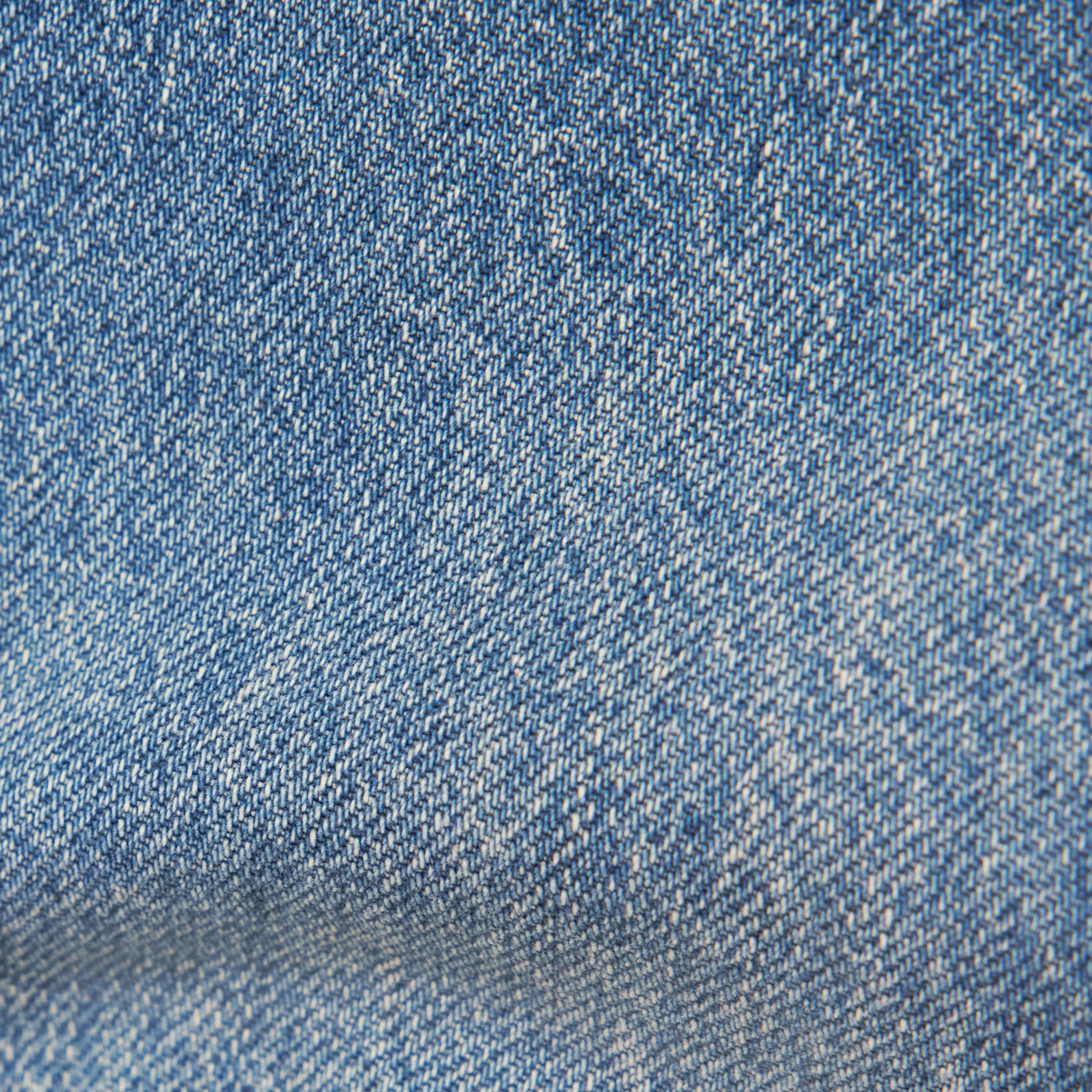 MEDLEY_2 - Mid-rise jeans in pure cotton - women - blue - Materialbild (B2C)