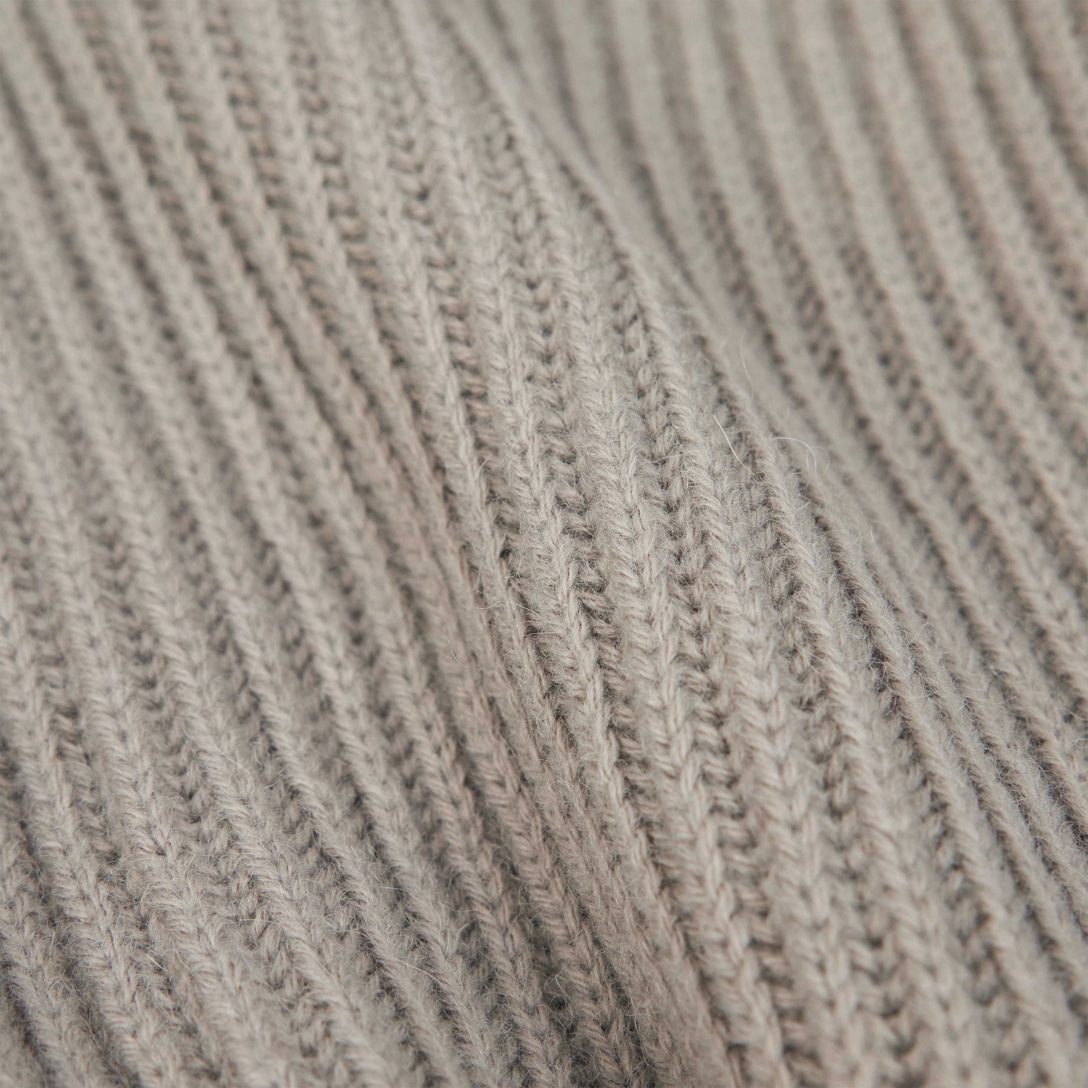 ARWEN - Pull à col roulé en mélange de laine et d'alpaga - women - beige - Materialbild (B2C)