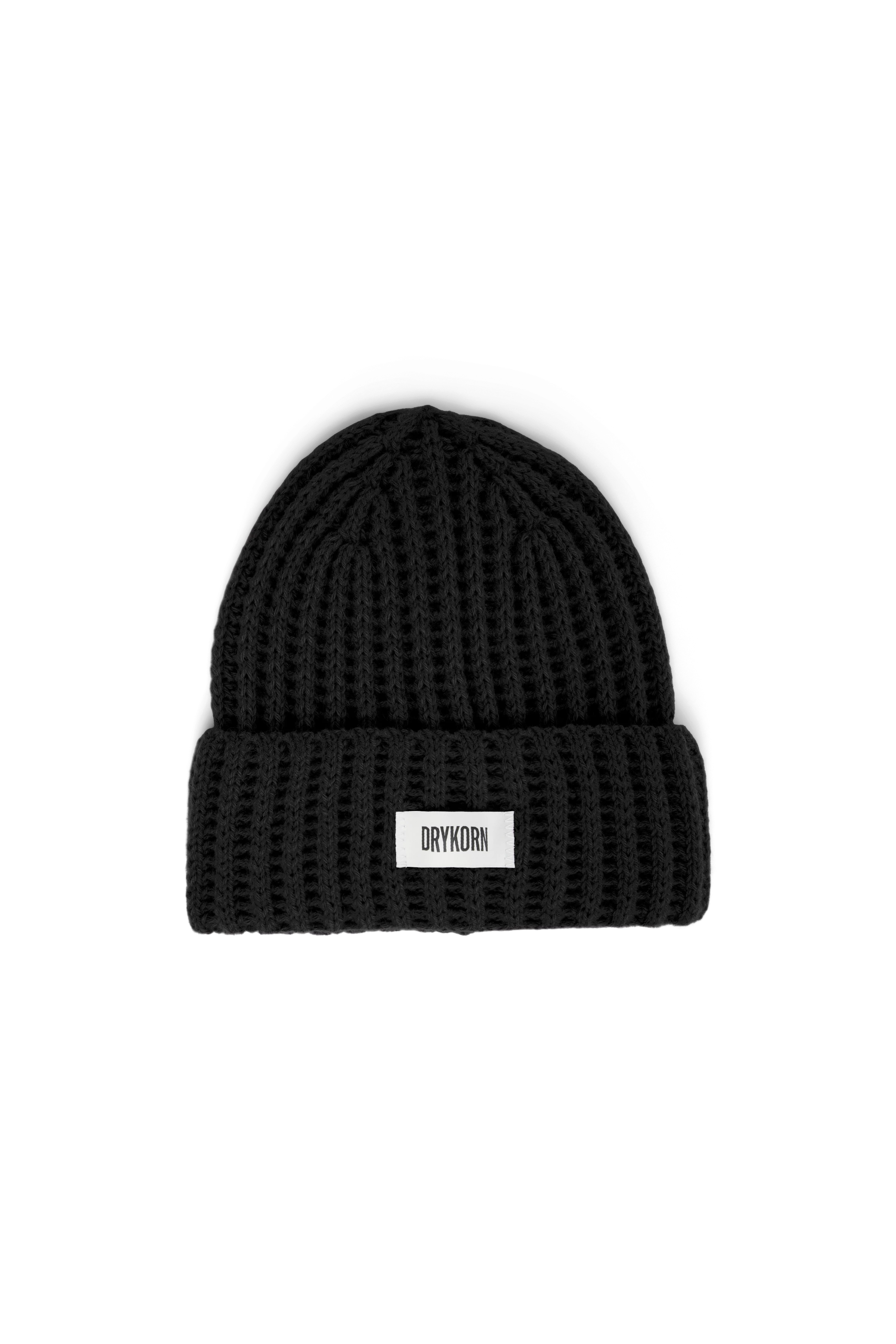 CORNIE - Beanie in wool-alpaca mix - unisex - Natural Aluminium - Freisteller Frontansicht