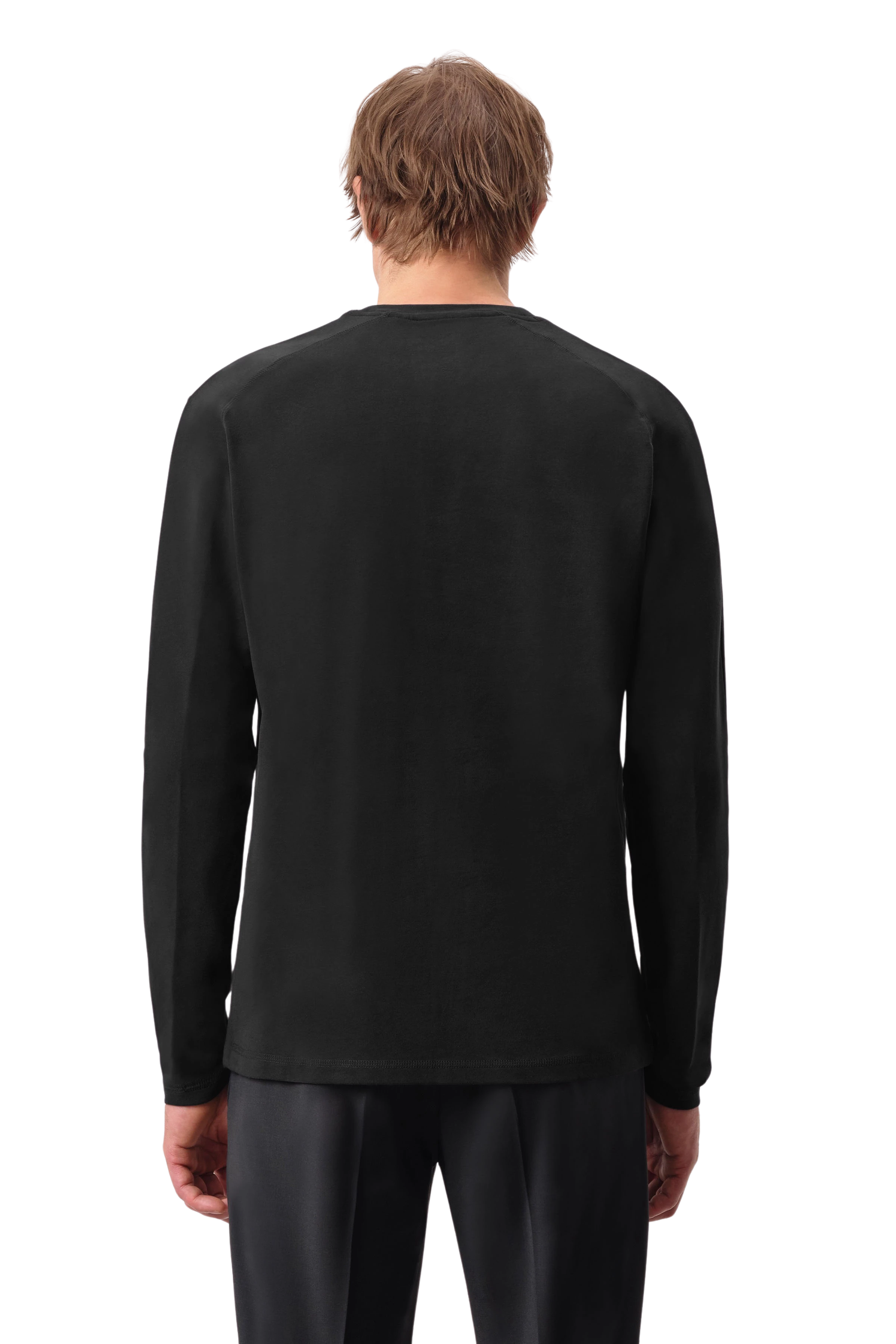 IDIR - Sweatshirt in cotton-viscose blend - men - Natural Aluminium - Rückansicht