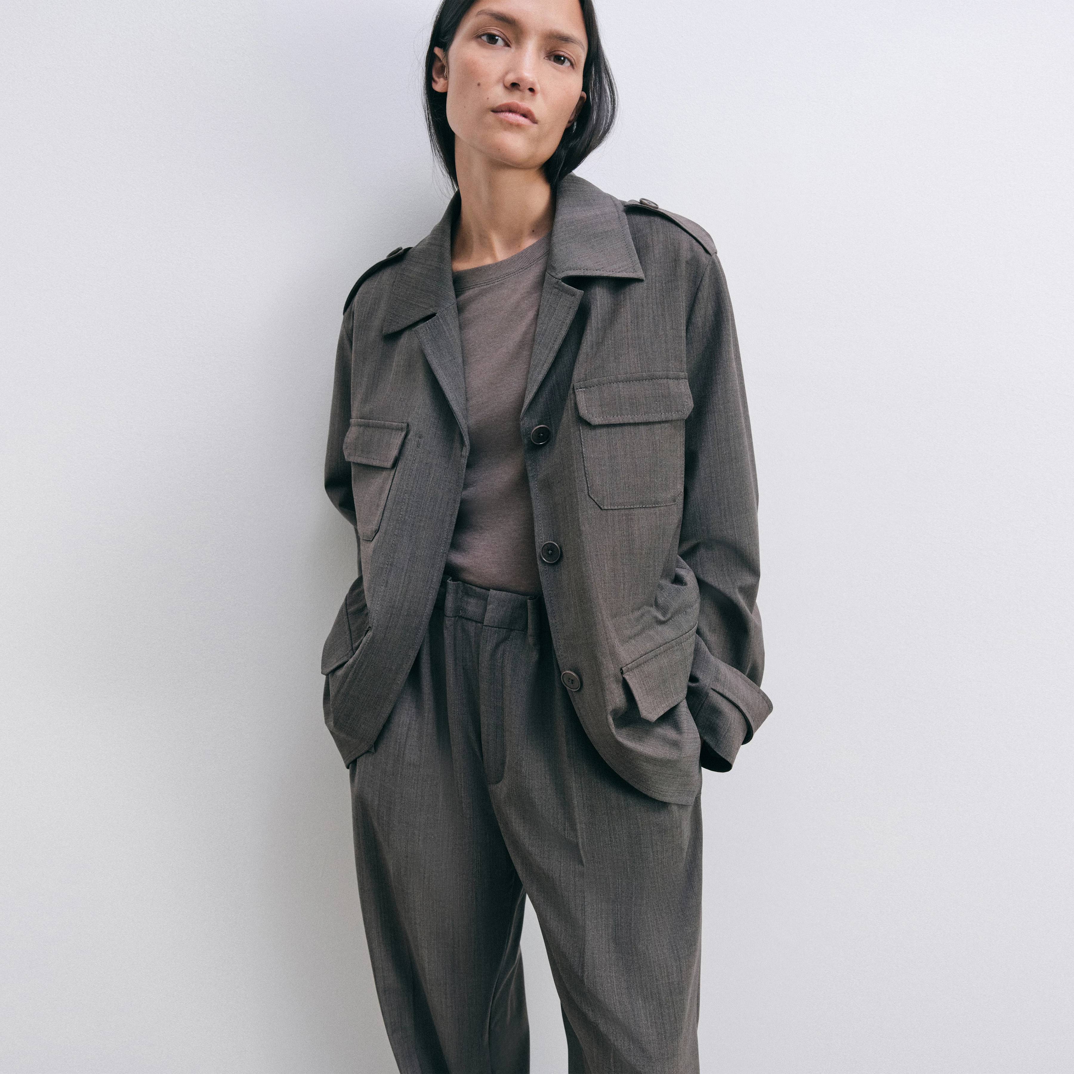 BODNEY - Field Jacket in Bi-Stretch - Damen - braun