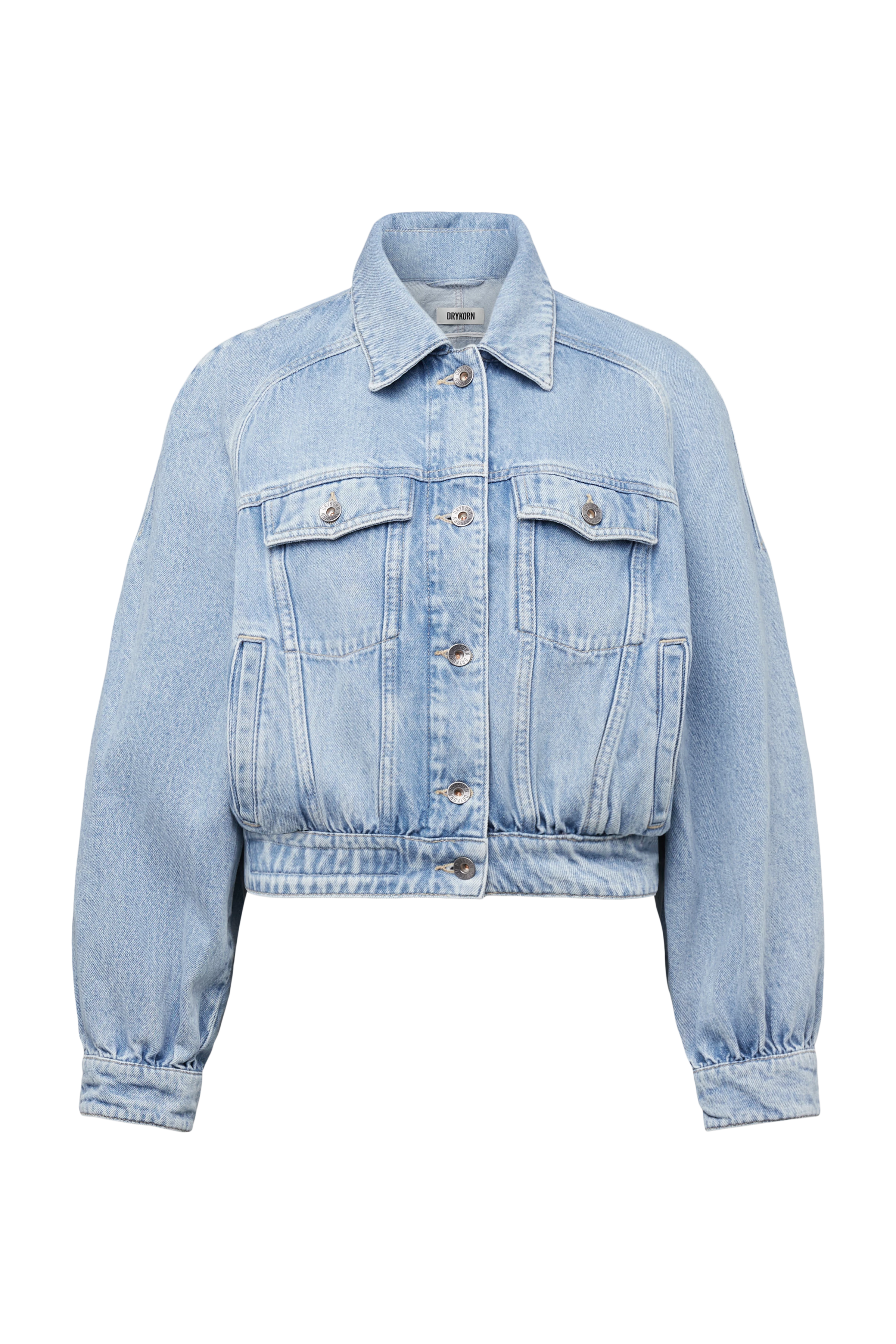 MARWICK - Afslappet jeansjakke i blødt denim - women - blå - Freisteller Frontansicht