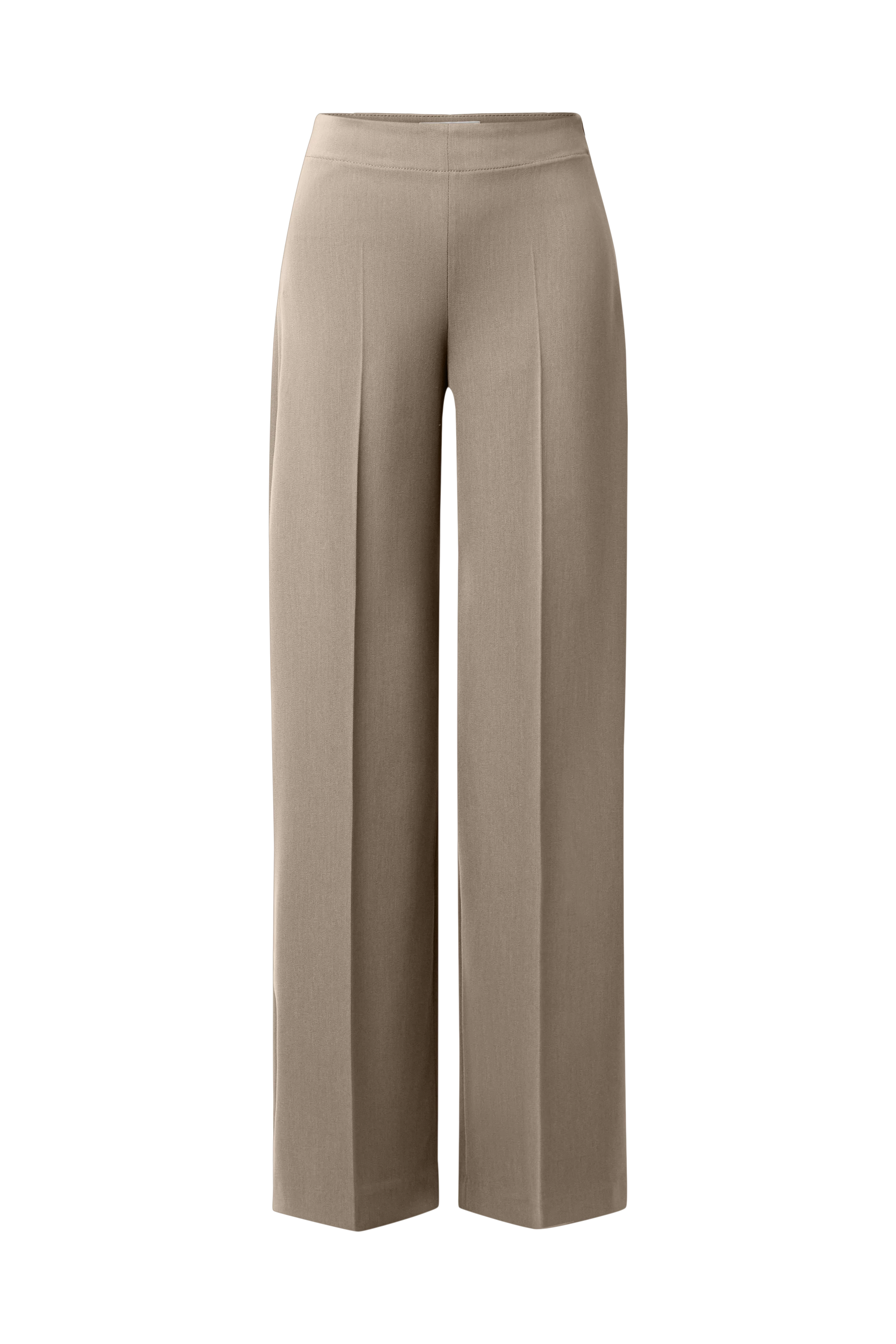 BEFORE - Pleated wide-leg trousers - women - beige - Freisteller Frontansicht