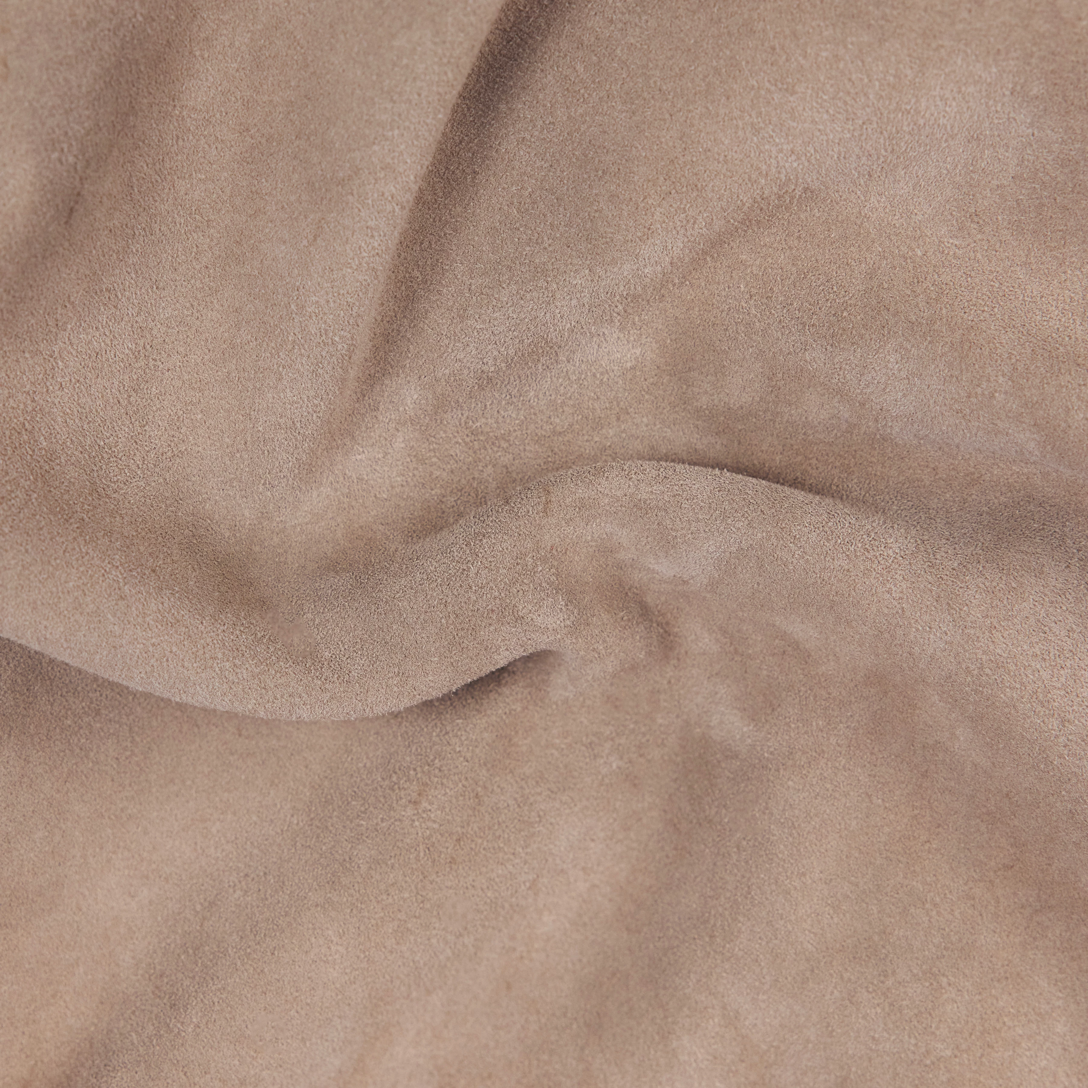 JERSON - Jacket with turn-down collar in suede leather - men - beige - Materialbild (B2C)