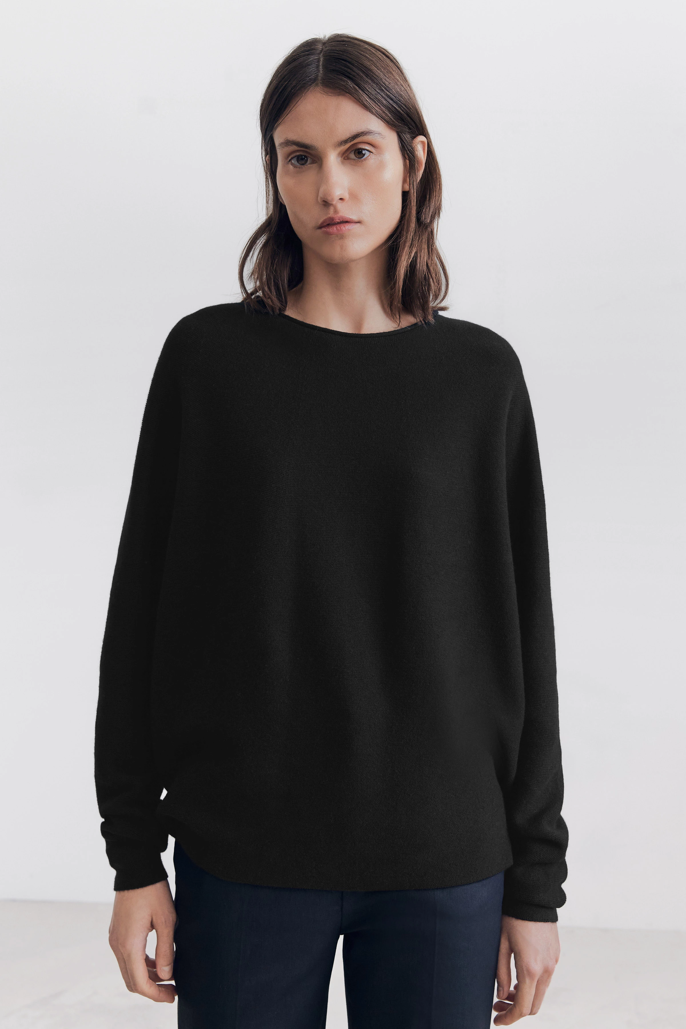 Damen Strickpullover MAILA in schwarz von DRYKORN