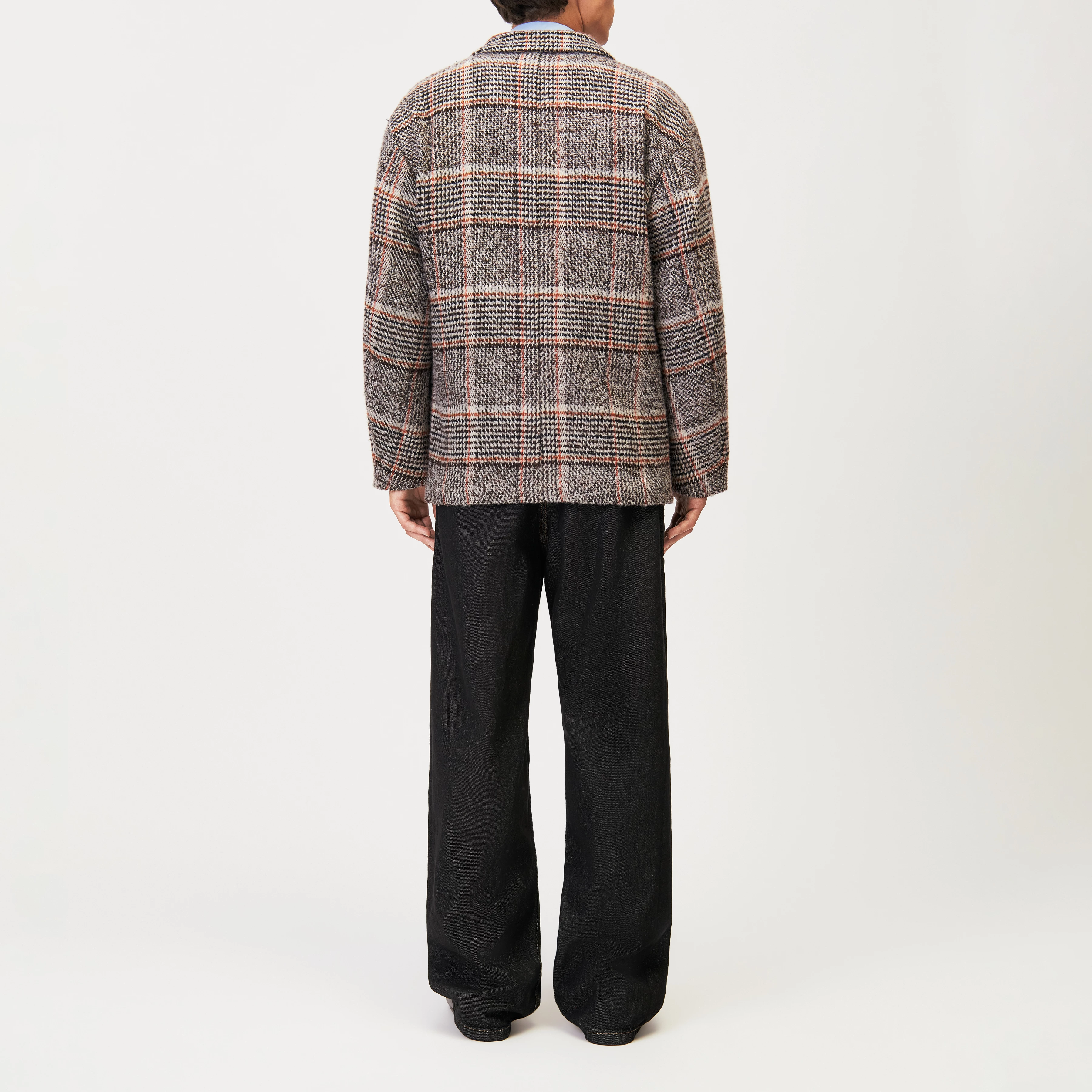 MADIM_2 - Oversized blazer in heavy fabric - men - brown - Rückansicht