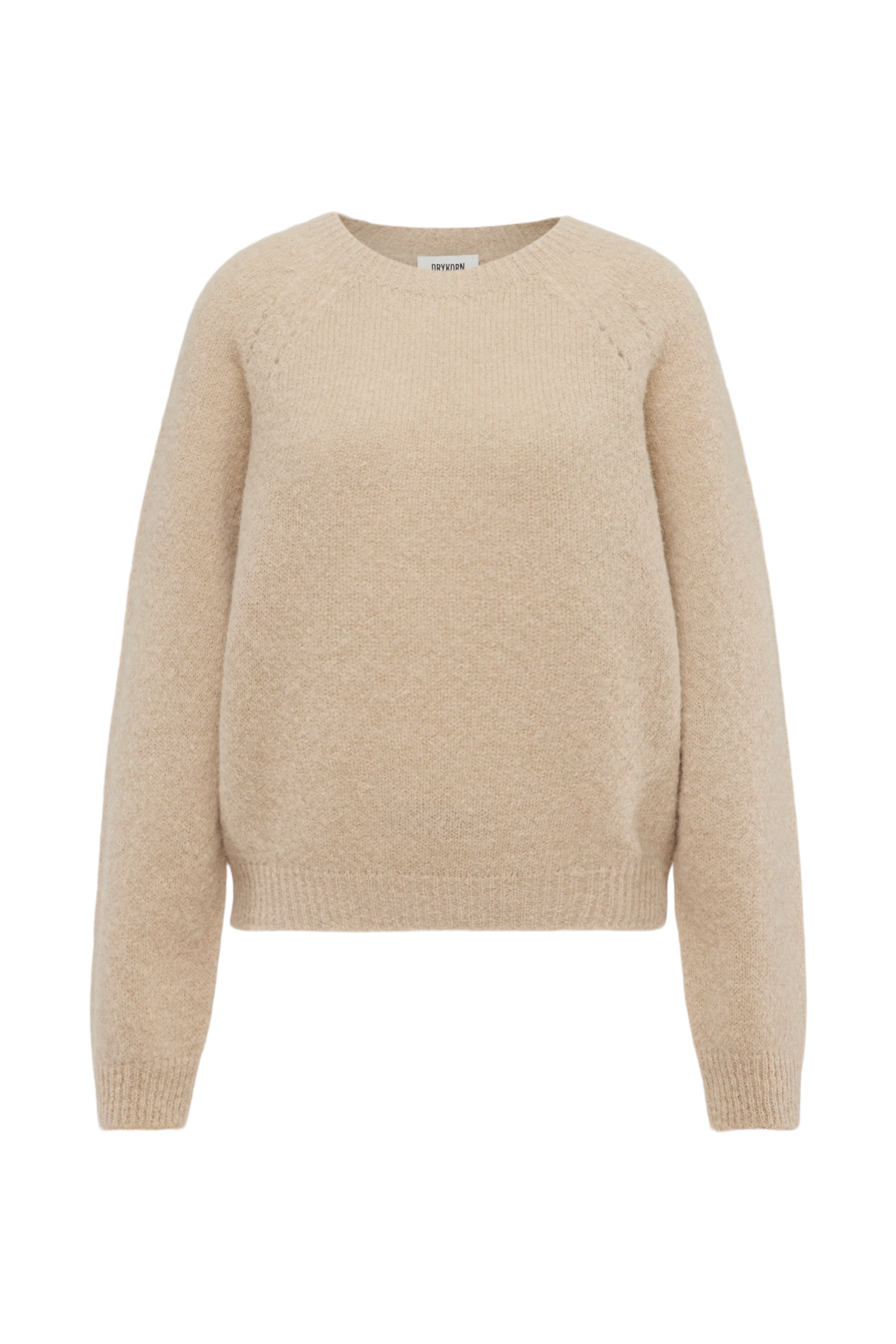 PEMIRI_2 - Pullover in luxuriösem Alpaka-Mix - Damen - beige - Freisteller Frontansicht