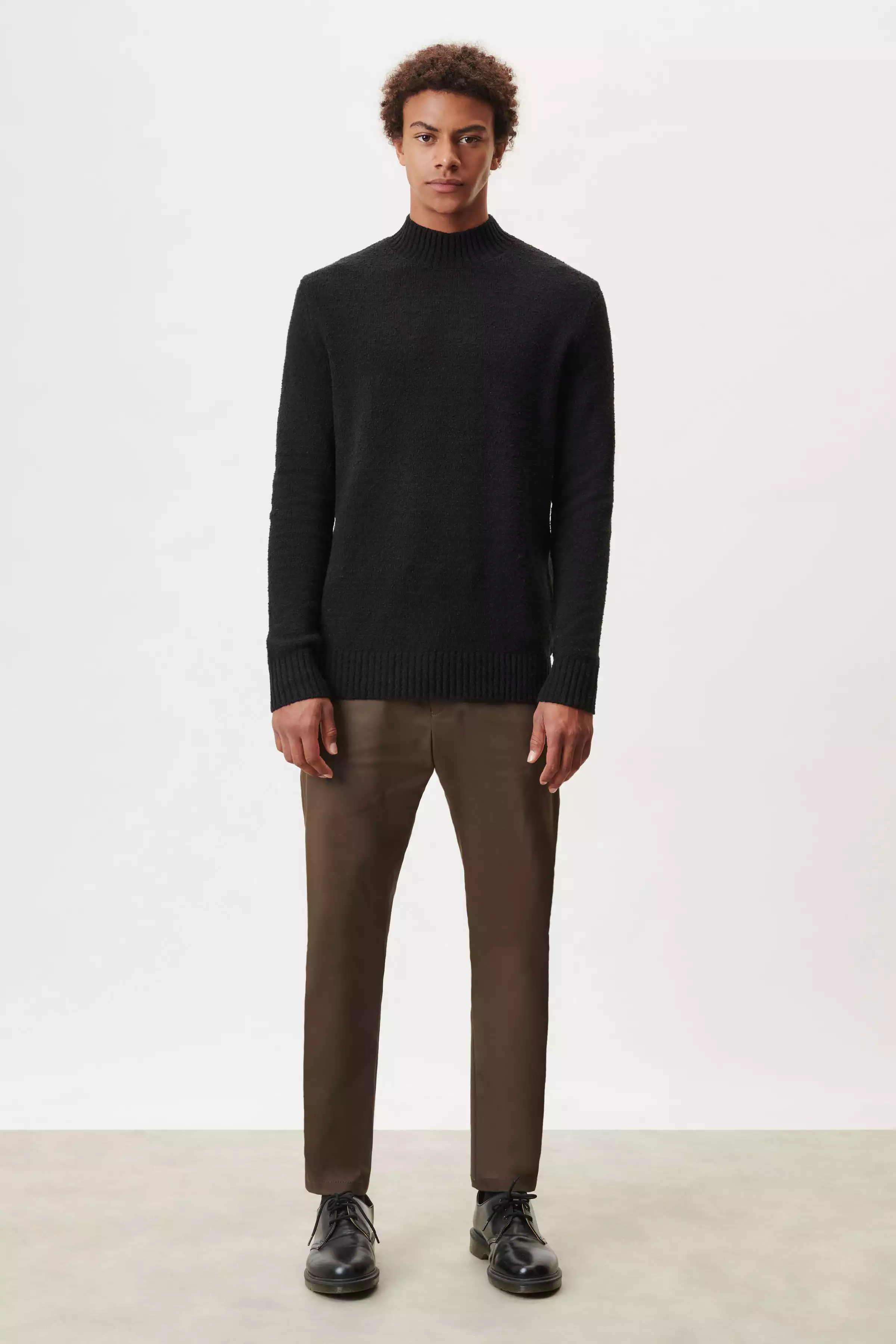 stand-up collar pullover in boucle look ZAYN online at DRYKORN