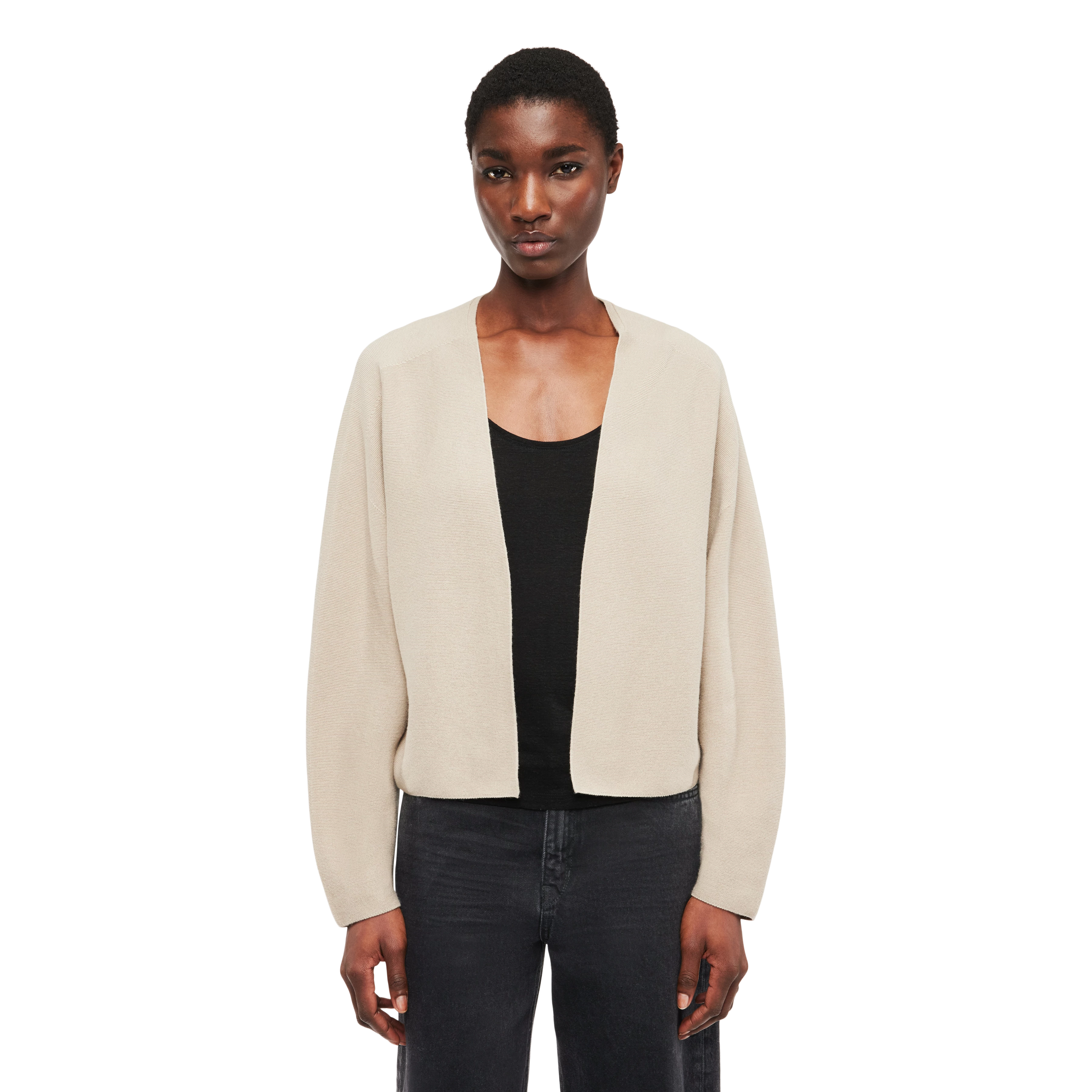 Damen Strickjacke MIRALA_2 in beige von DRYKORN - Main Image