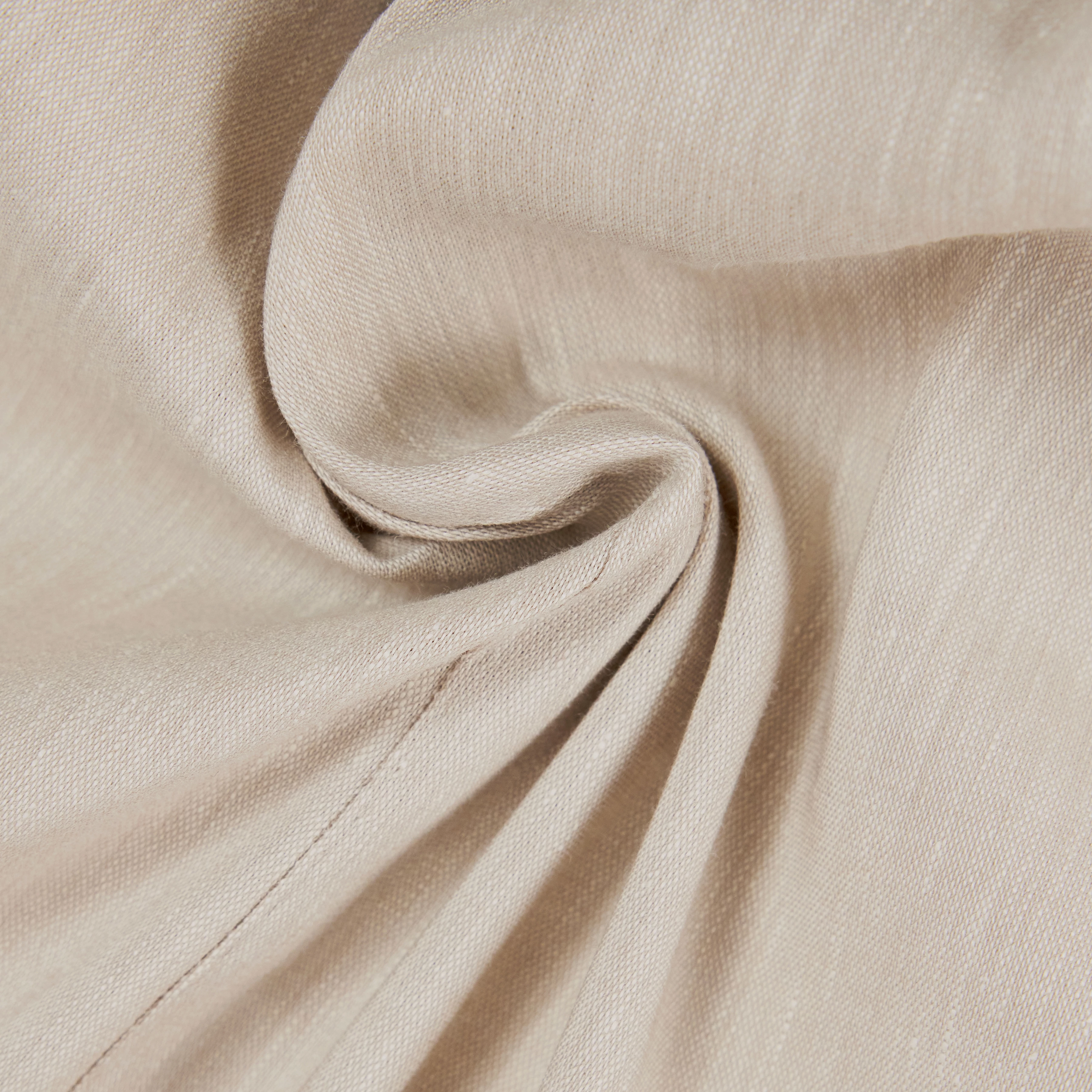 YAMES - Single-breasted blazer in a linen blend - men - beige - Materialbild (B2C)