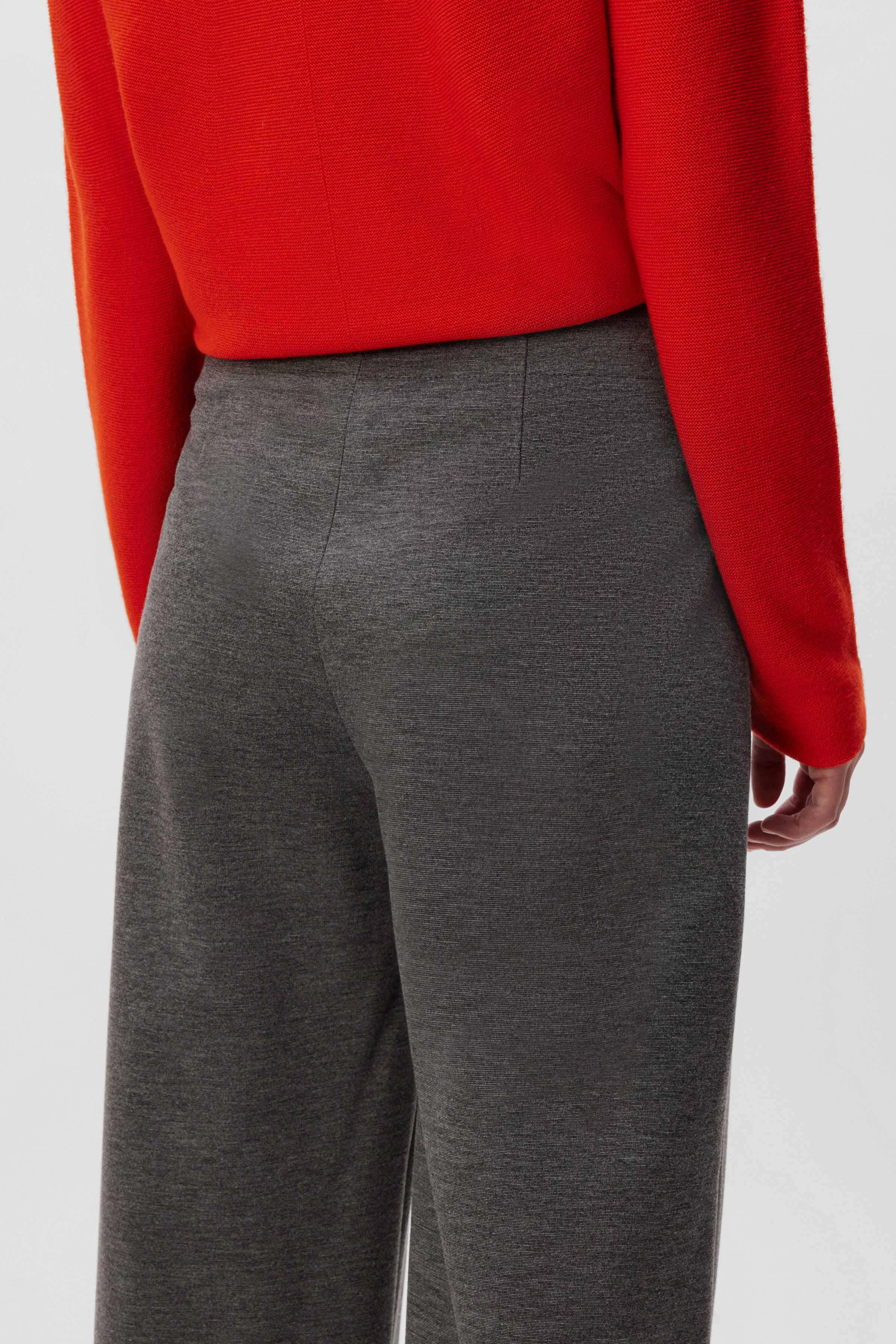 SEAL - jersey trousers with barrel leg - women - grey - Seitenansicht