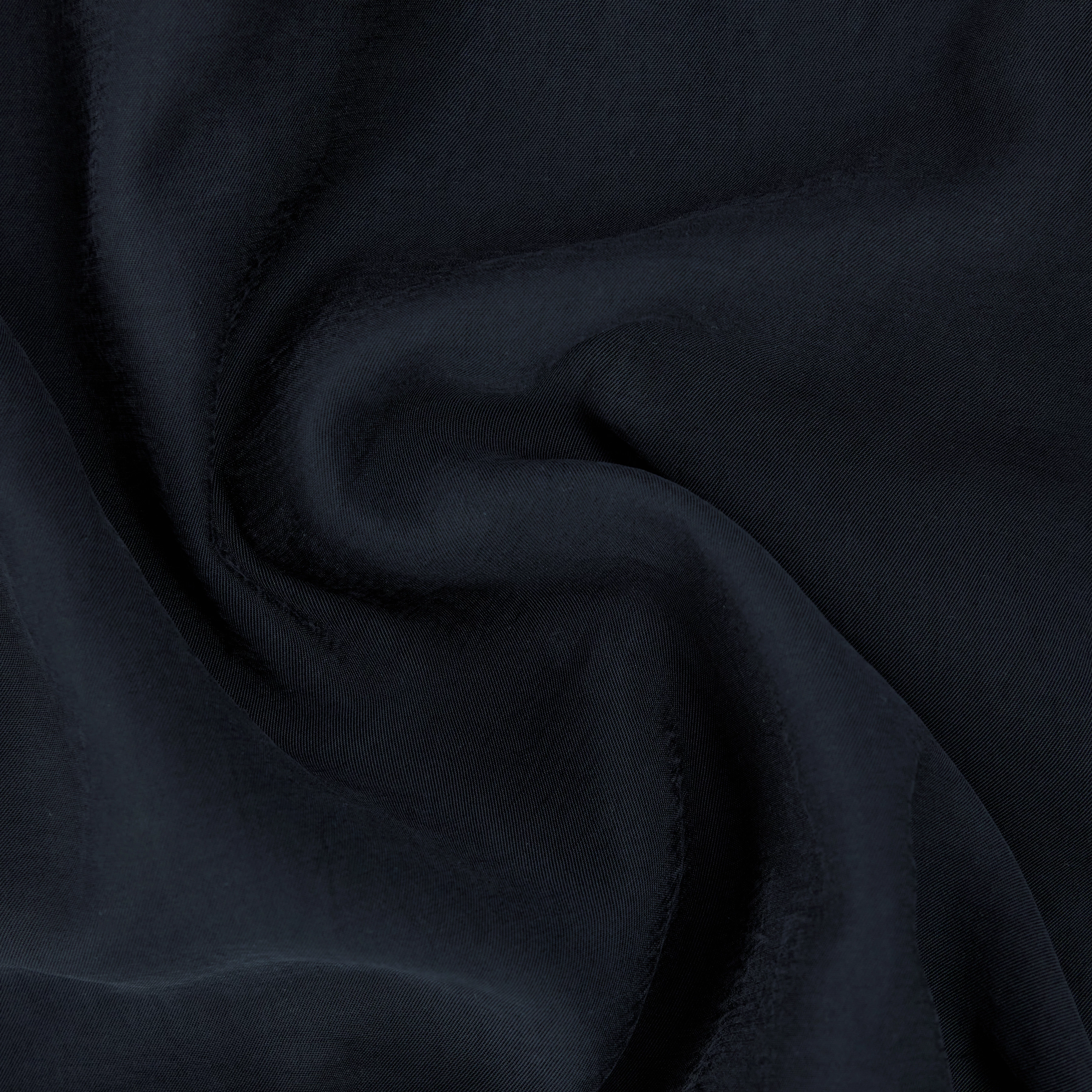LAINAY - Chemisier court en twill fluide - women - noir - Materialbild (B2C)
