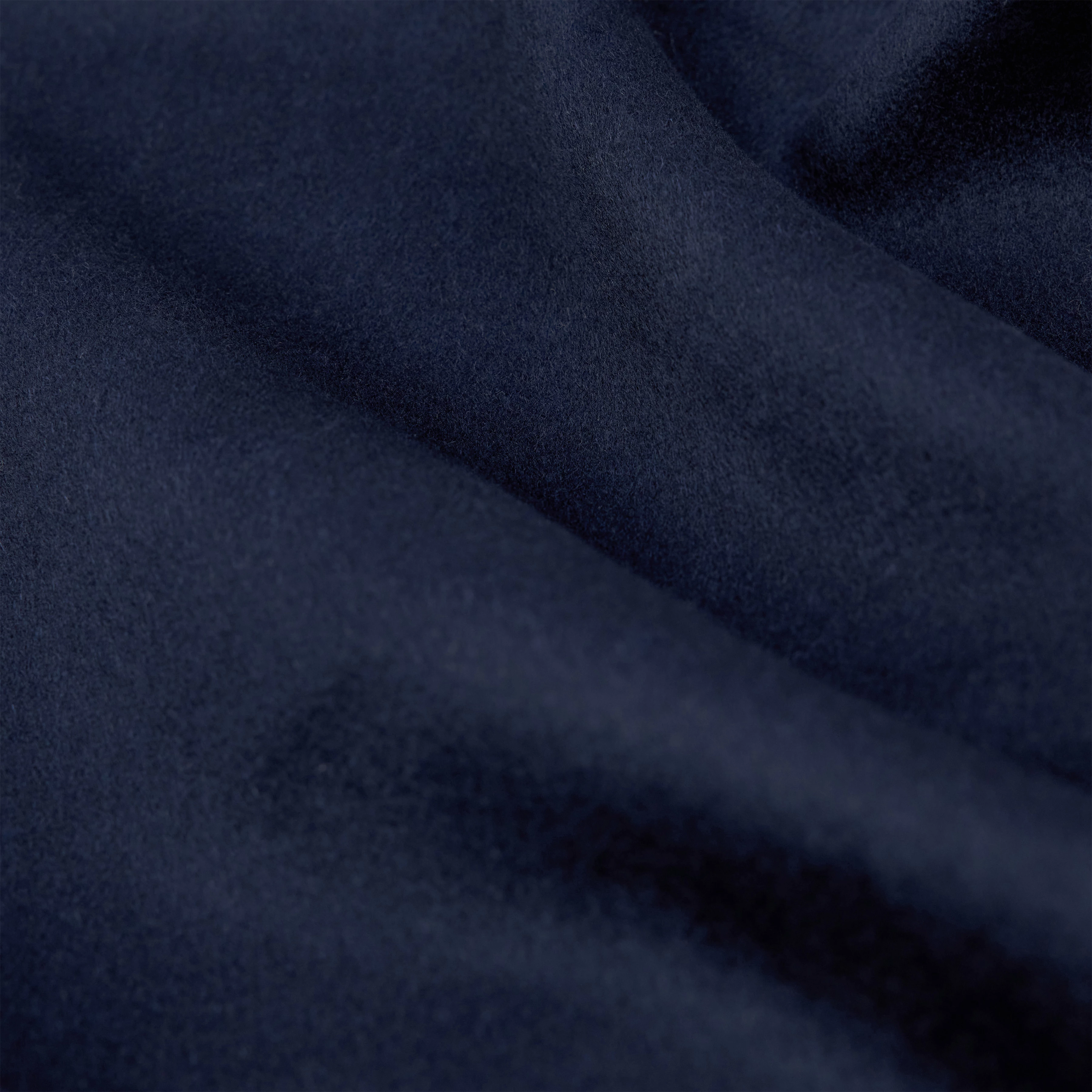 JARI - Scarf in double-faced wool - unisex - blue - Materialbild (B2C)