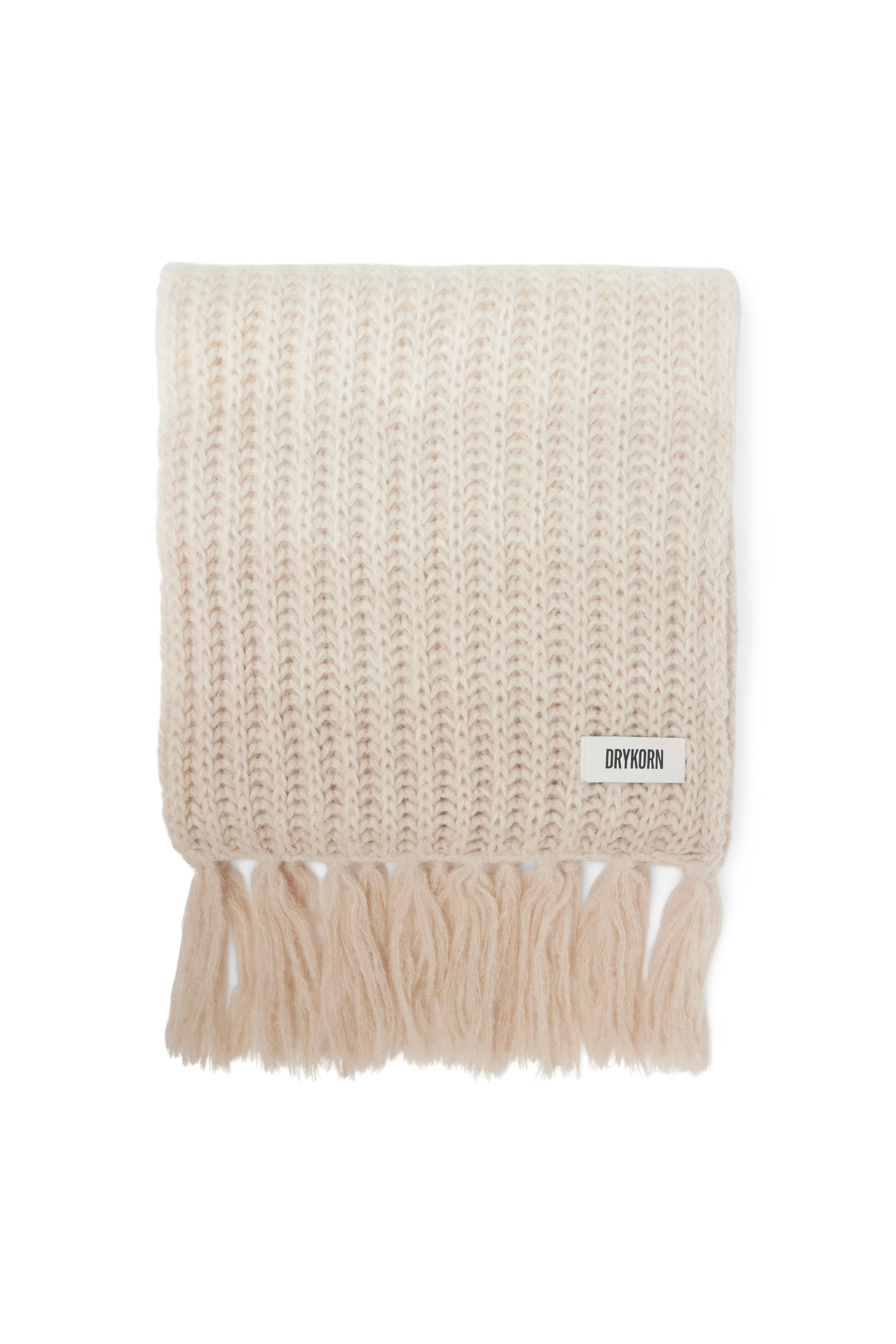 RISHA - Sjaal van luxe suri-alpacamix - unisex - off white - Freisteller Frontansicht