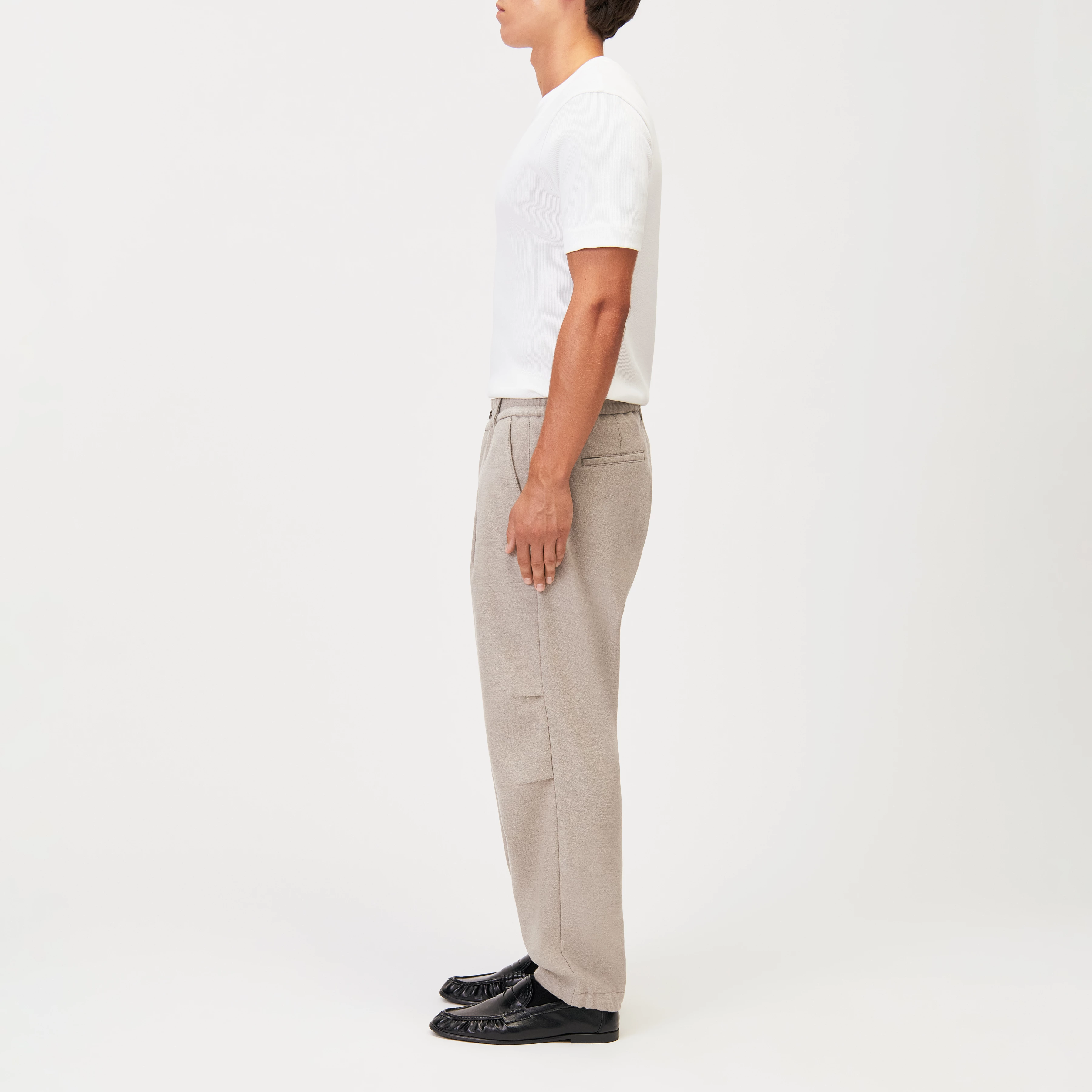 LIROG_C - Utility Pants in Flanell - Herren - braun - Seitenansicht