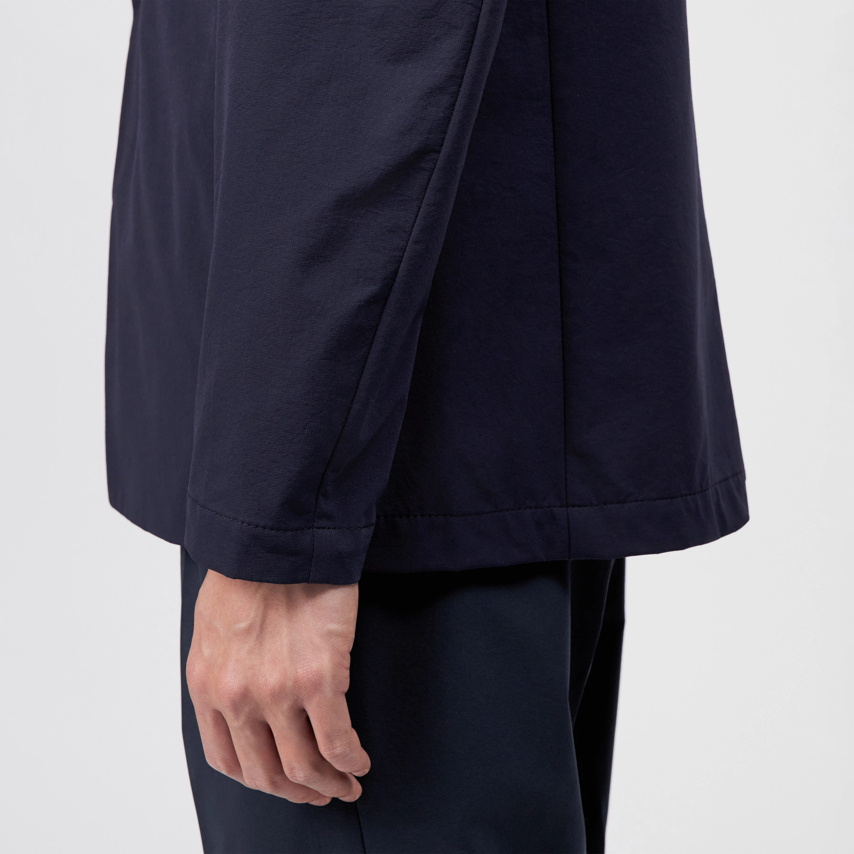 NOLEN - Veste à un bouton avec revers à crans - men - bleu - Detailansicht am Model