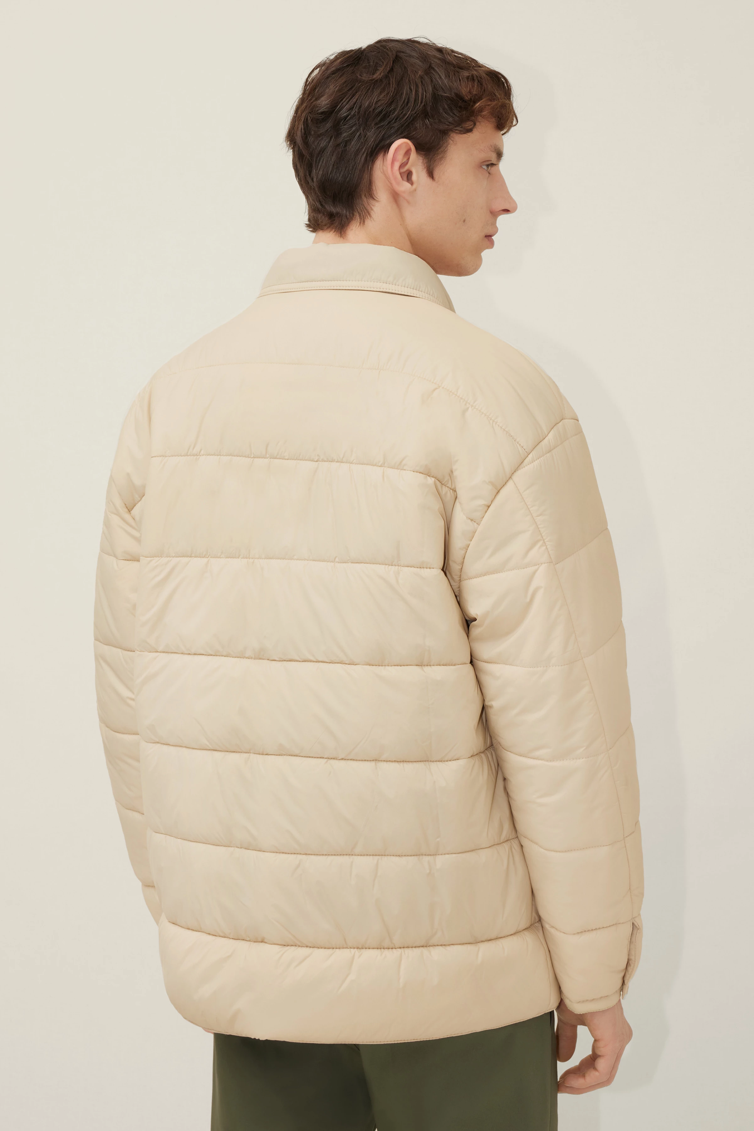 VARESO - Steppjacke - Herren - braun - Rückansicht