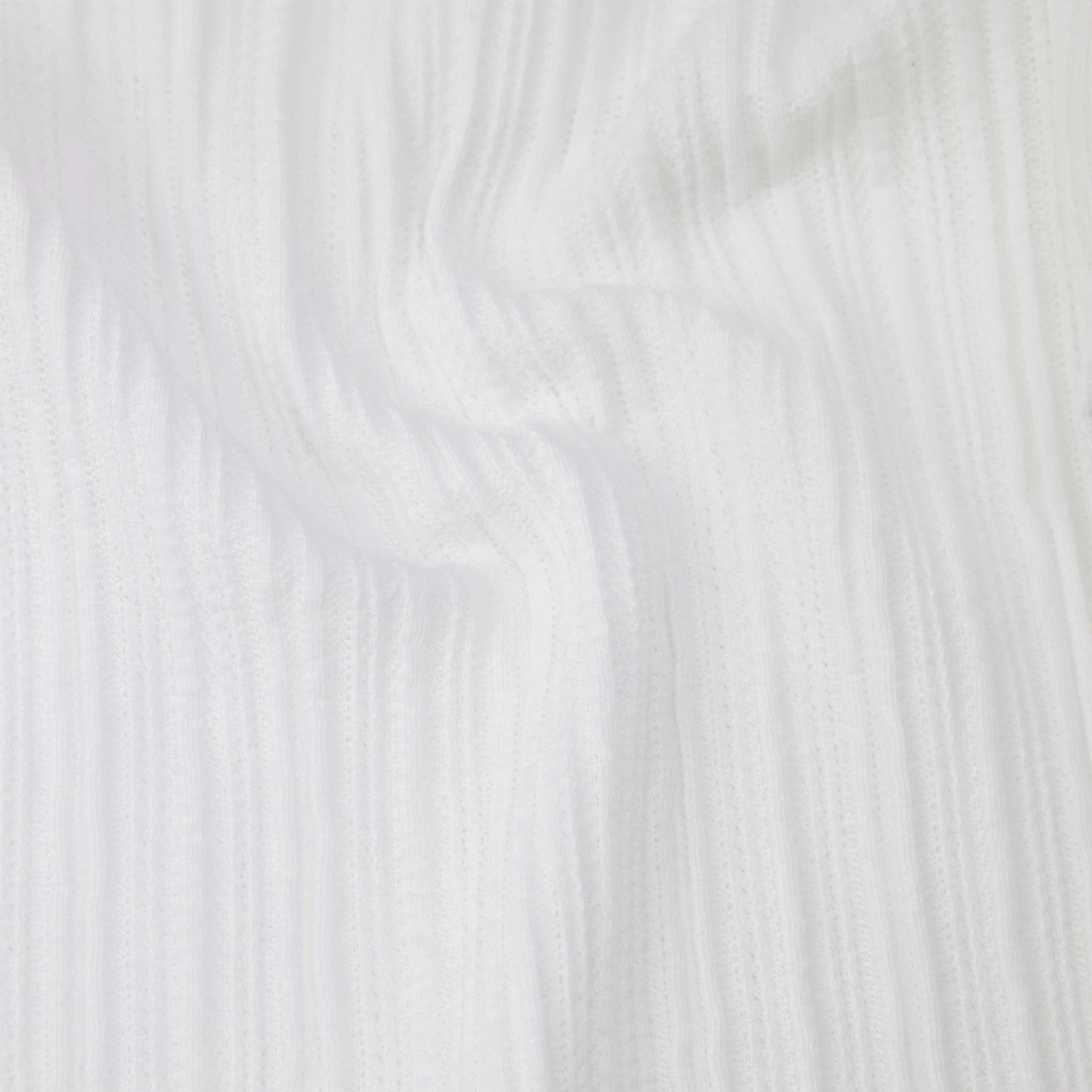 TAVIRA - Ribbed Jersey Tank Top - women - white - Materialbild (B2C)