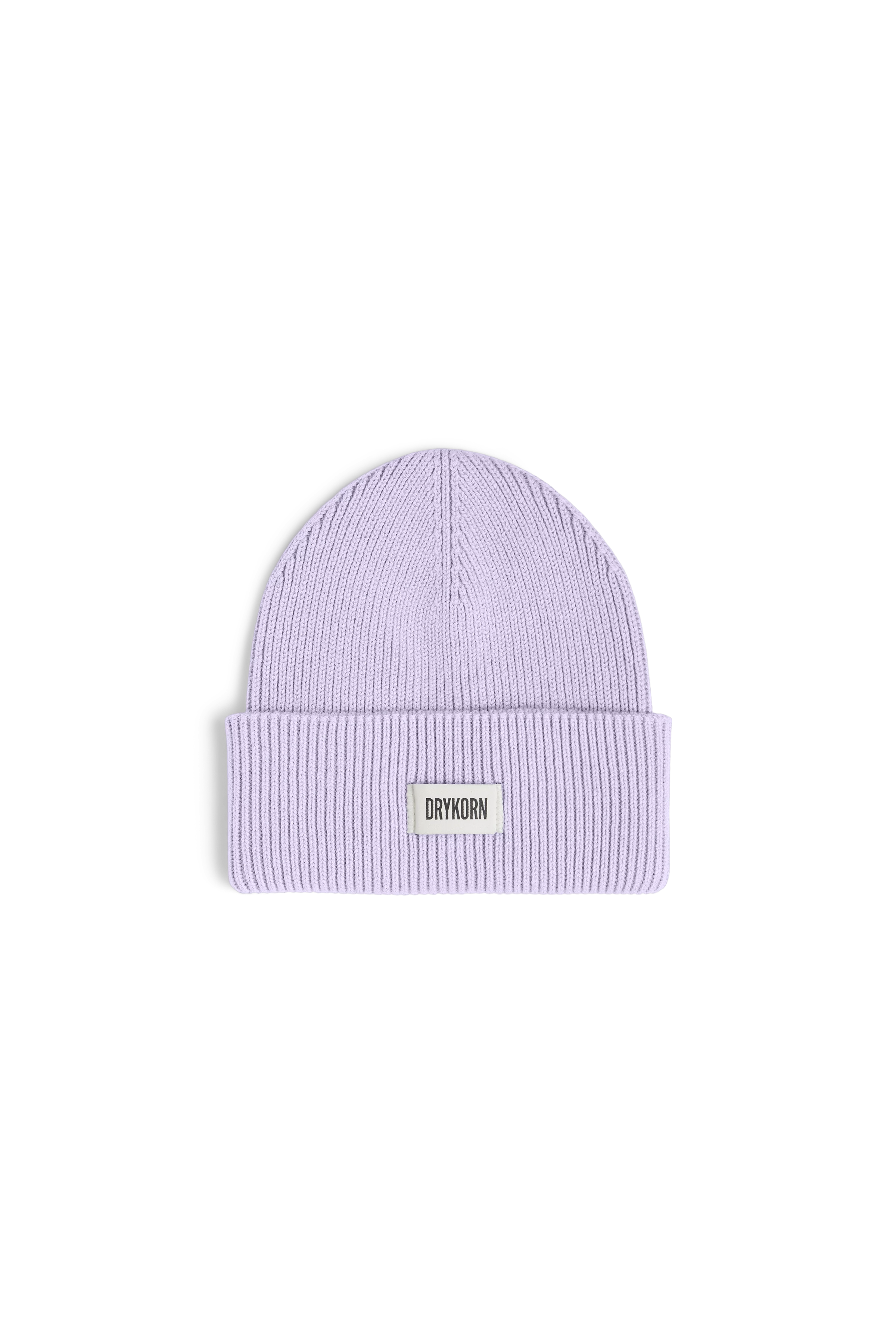 LOAH_3 - Beanie in Baumwoll-Mix - Unisex - lila - Freisteller Frontansicht