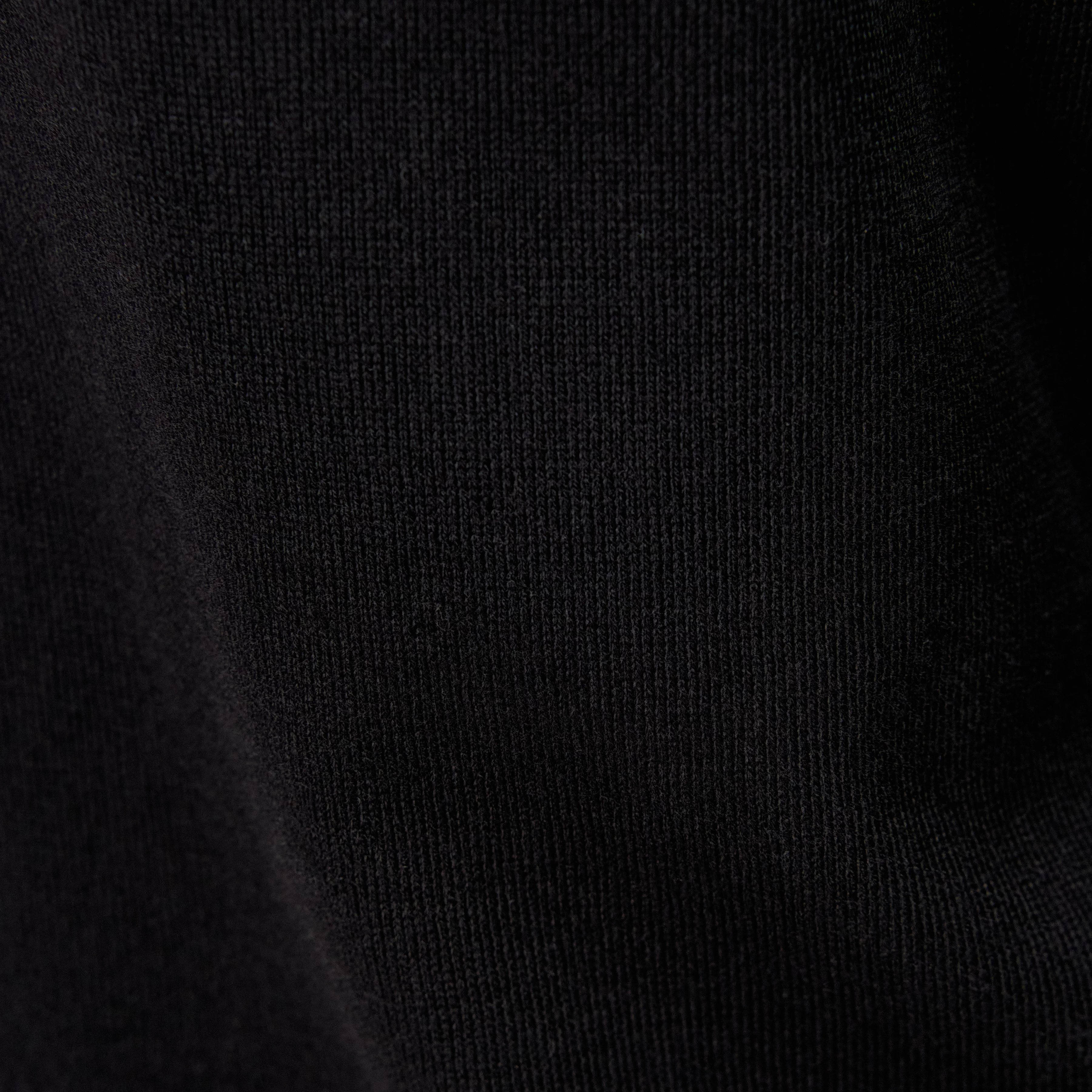 JULIENO_LS - Slim Fit Longsleeve in reiner Baumwolle - Herren - schwarz - Materialbild (B2C)
